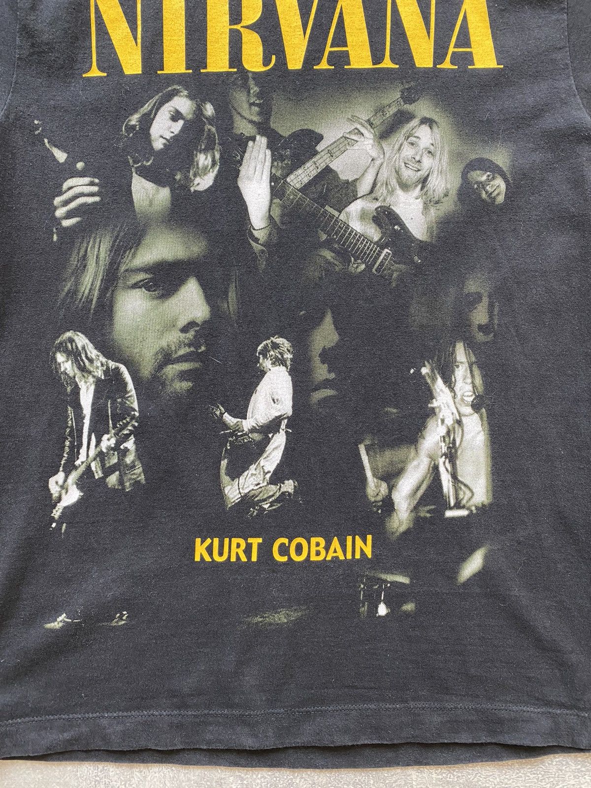 Nirvana × Vintage Vintage Nirvana Kurt Cobain Destroyed T-shirt Size US S / EU 44-46 / 1 - 2 Thumbnail