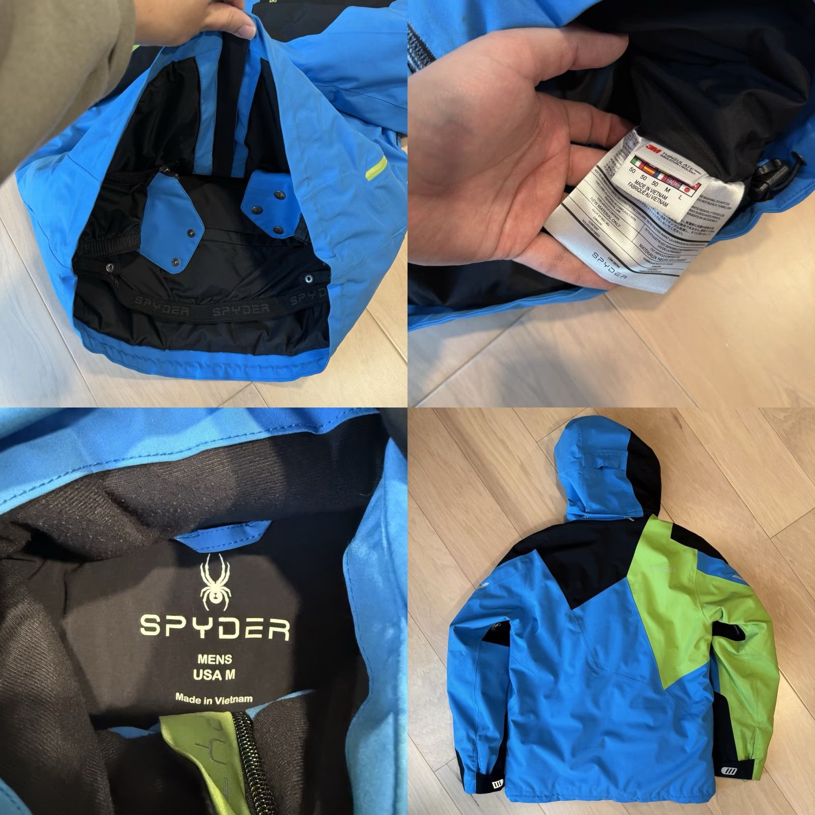 Spyder Spyder Leader Ski Jacket M Multicolor Parka Hooded Insulated Size US M / EU 48-50 / 2 - 8 Thumbnail