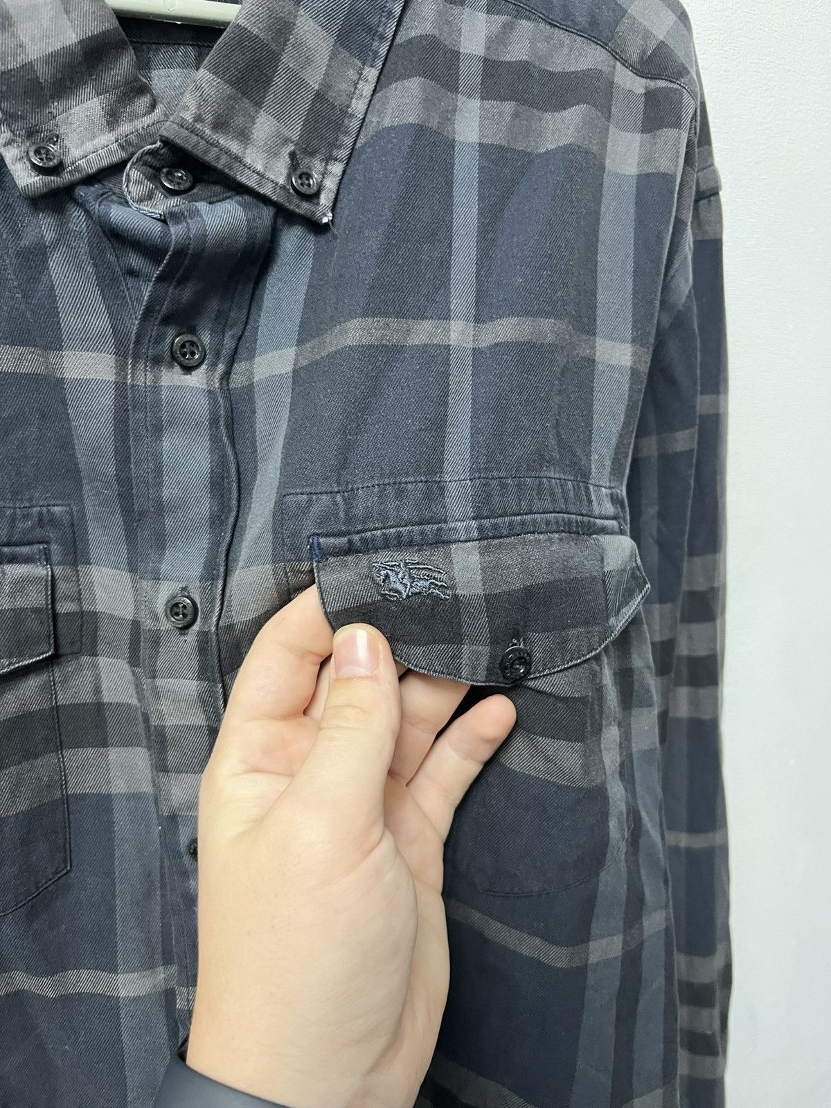 Burberry Vintage Burberry Shirt Size US M / EU 48-50 / 2 - 2 Thumbnail