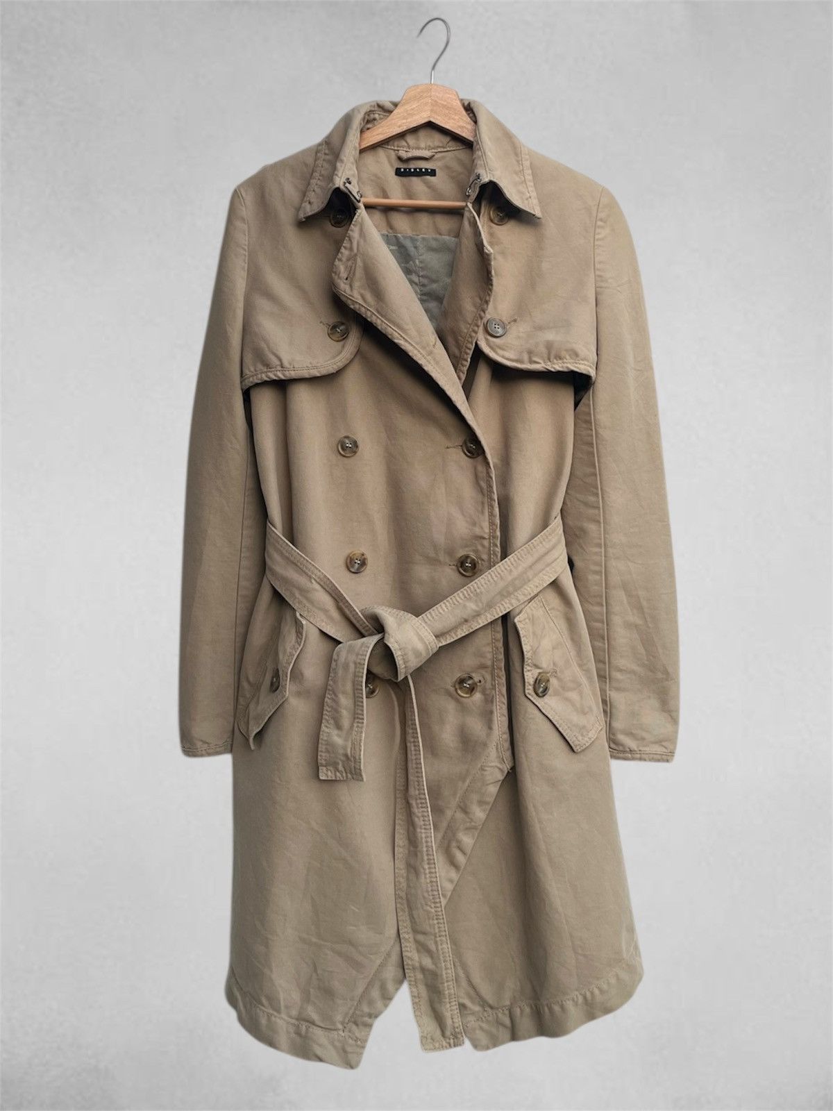 Sisley Sisley Convertible Trench Coat Size S / US 4 / IT 40 - 1 Thumbnail