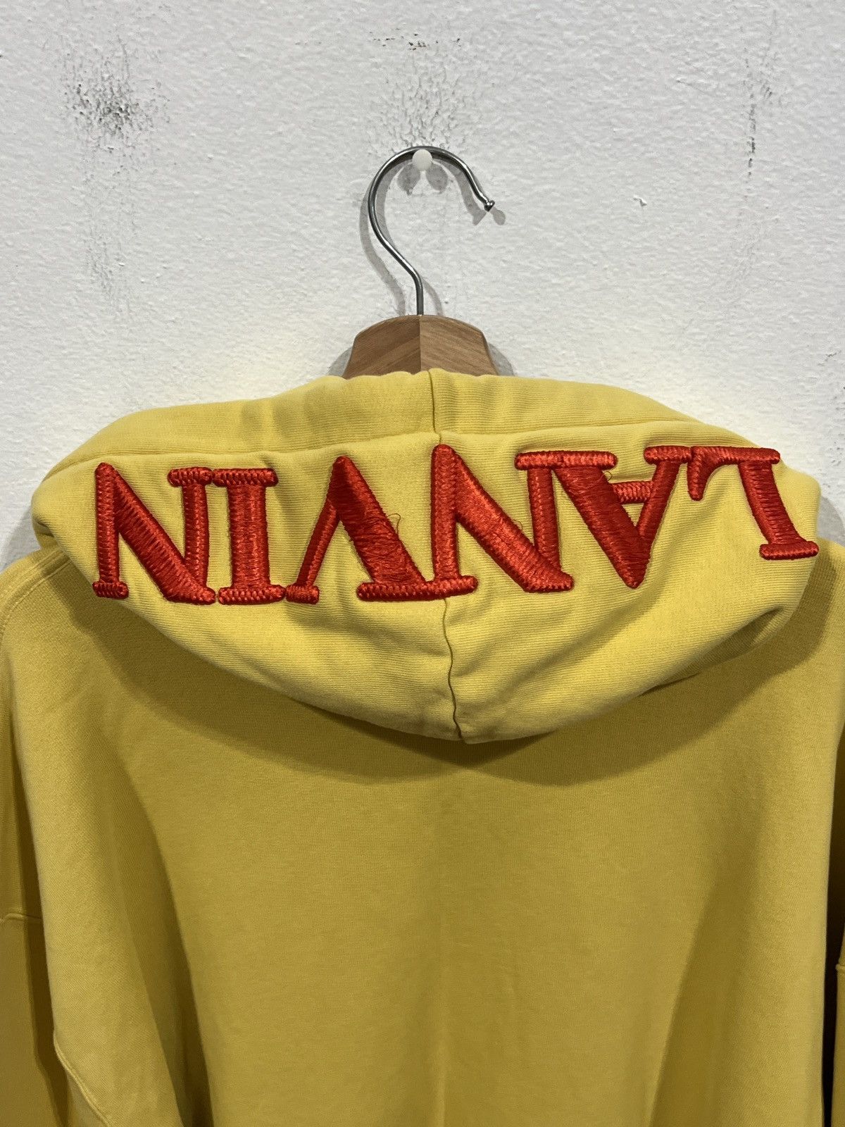 Lanvin Lanvin Yellow/Red Logo Hoodie Size US M / EU 48-50 / 2 - 6 Thumbnail