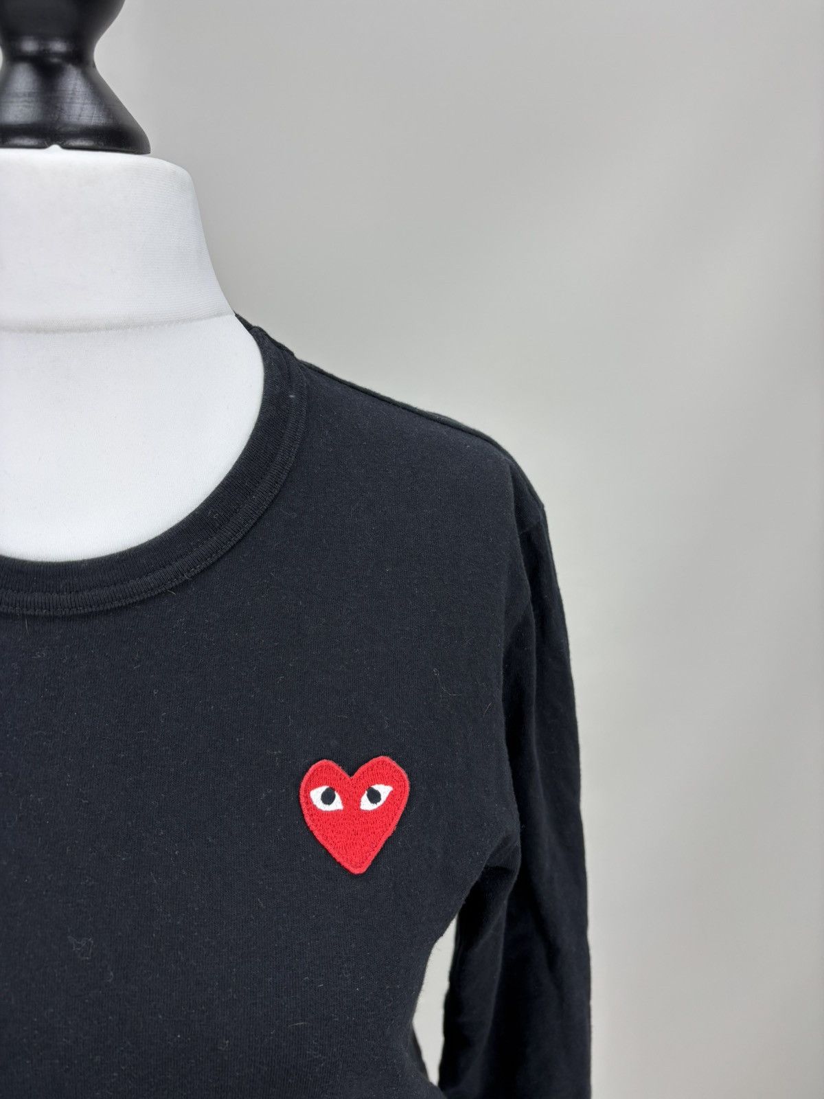 Comme des Garcons Womens long sleeve Play Comme des Garcons Size S Color Black Size S / US 4 / IT 40 - 4 Thumbnail