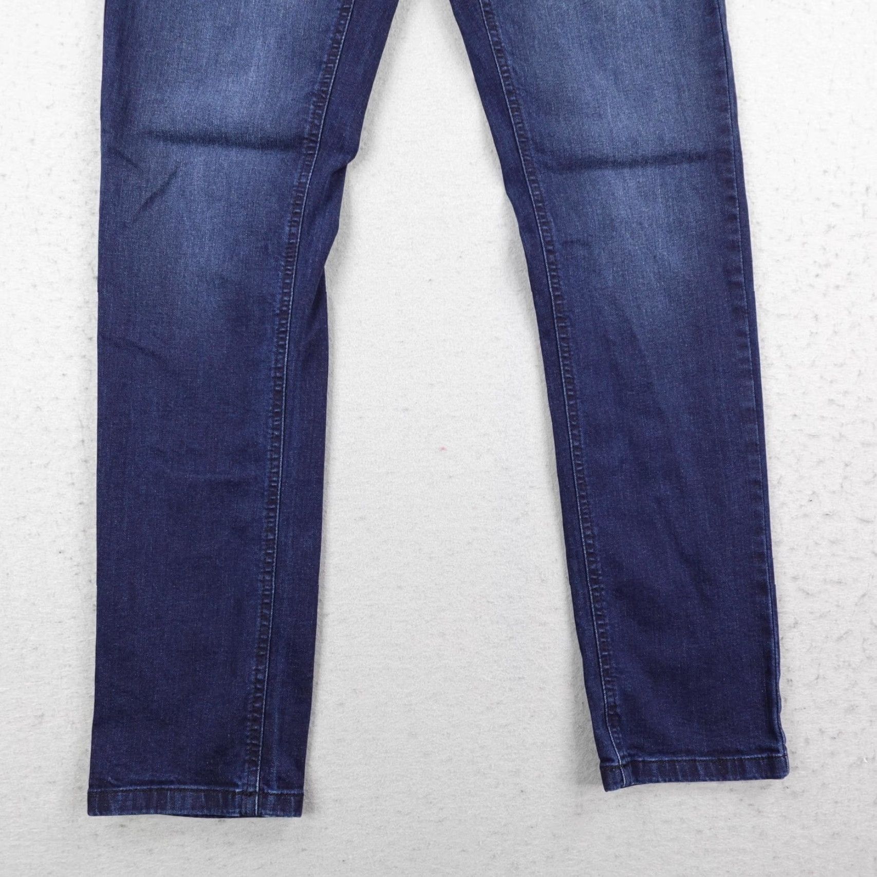 Vintage Barbell Apparel Jeans Mens 32 Blue Straight Athletic Fit Stretch Denim Dark Wash Dark Wash Jeans Mens Size US 32 / EU 48 - 3 Thumbnail