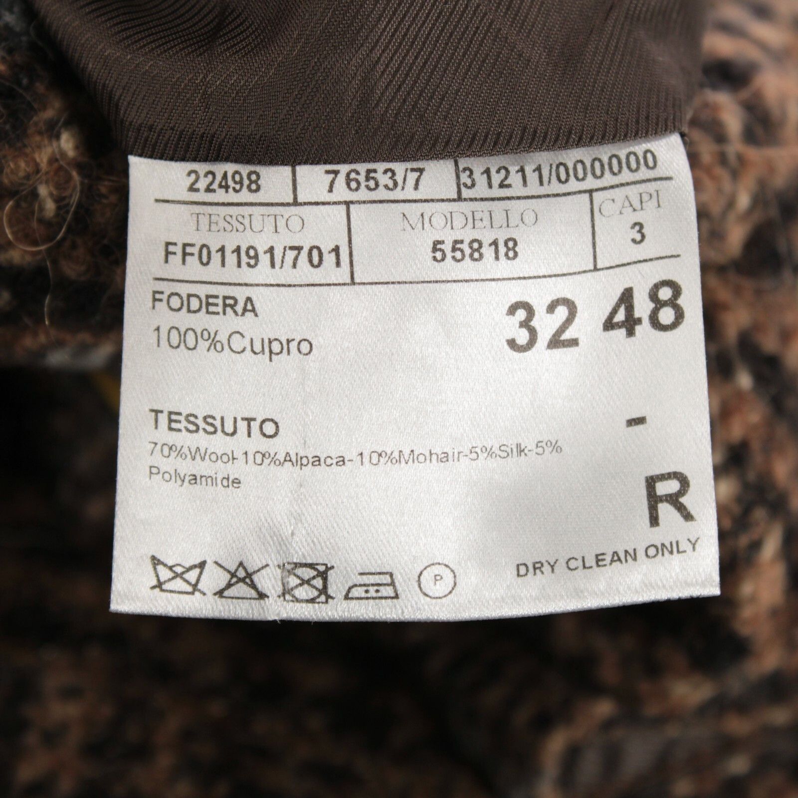 Canali Canali Coat Size S US In Brown Wool Blend Size US S / EU 44-46 / 1 - 9 Thumbnail