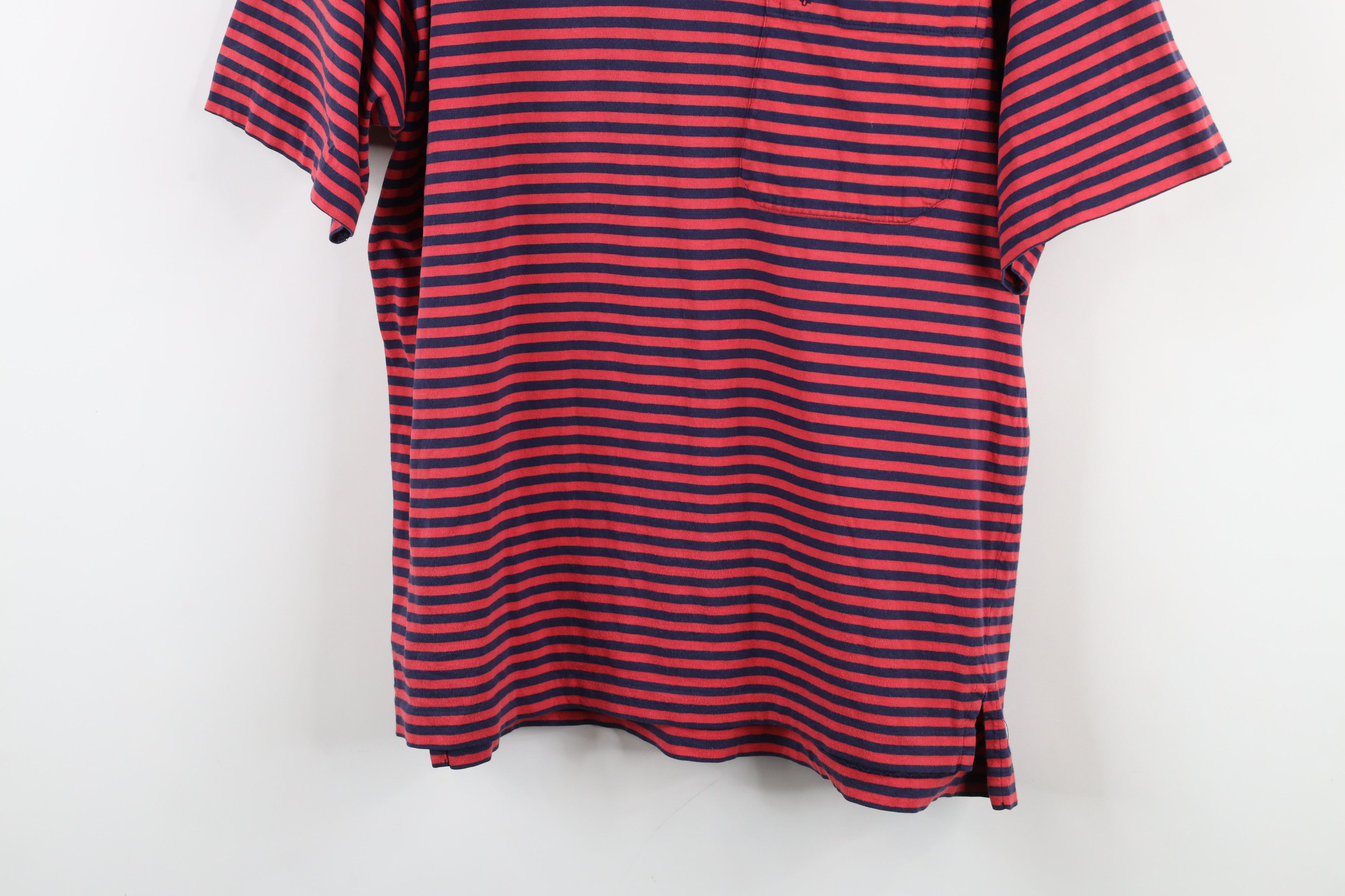 Christian Dior Monsieur × Vintage Vintage 90s Christian Dior Spell Out Striped Polo Shirt Size US M / EU 48-50 / 2 - 3 Thumbnail