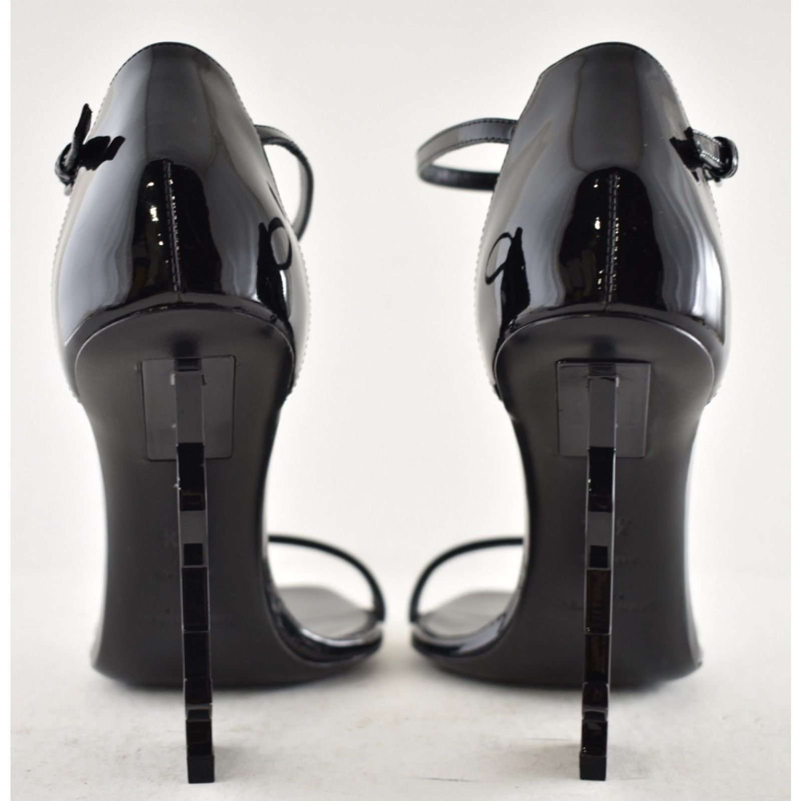Yves Saint Laurent Saint Laurent Opyum 110 Black Patent Leather YSL Logo Size US 6.5 / IT 36.5 - 12 Thumbnail