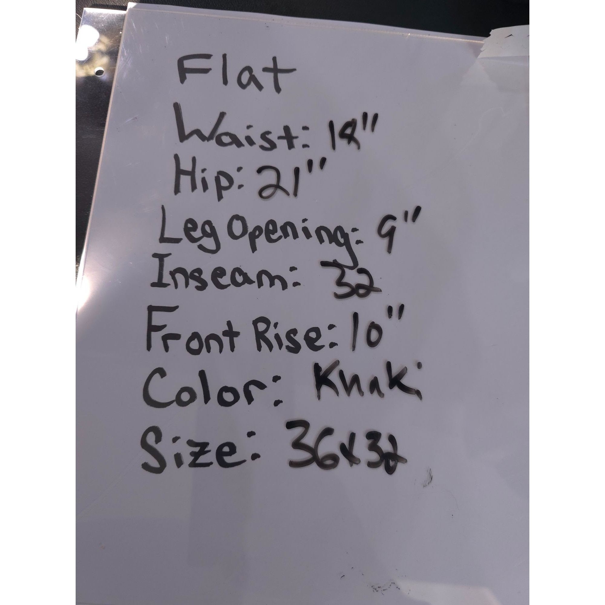 Dickies Dickies Mens 874 Original Fit Work Pants 36x32 Khaki Cotton/ Size US 36 / EU 52 - 6 Thumbnail