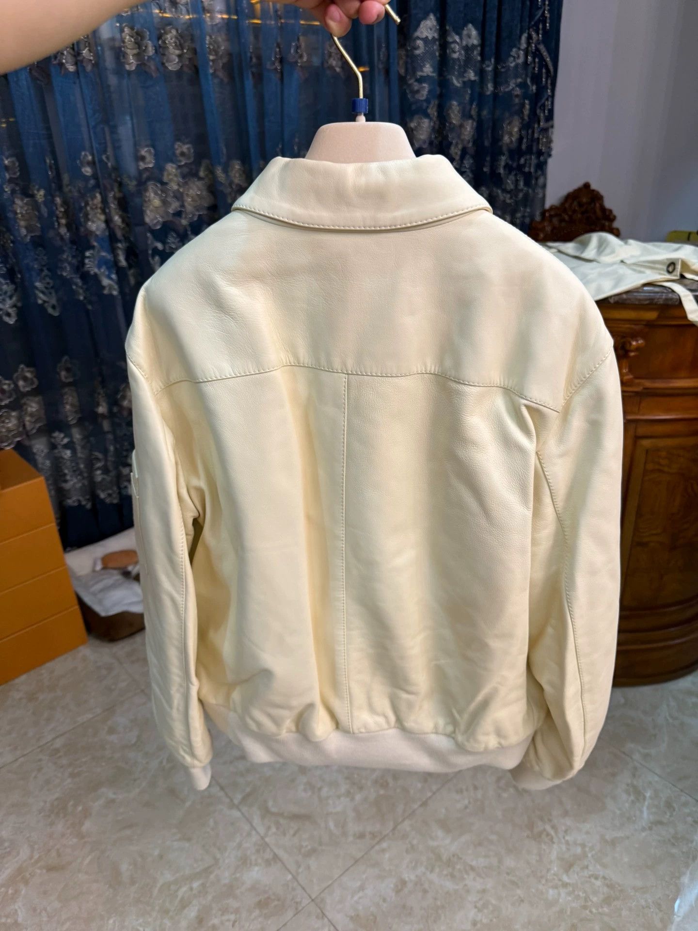 Tod's TOD'S Men's Leather Jacket 48 (New - Tags Removed) Size US M / EU 48-50 / 2 - 3 Thumbnail
