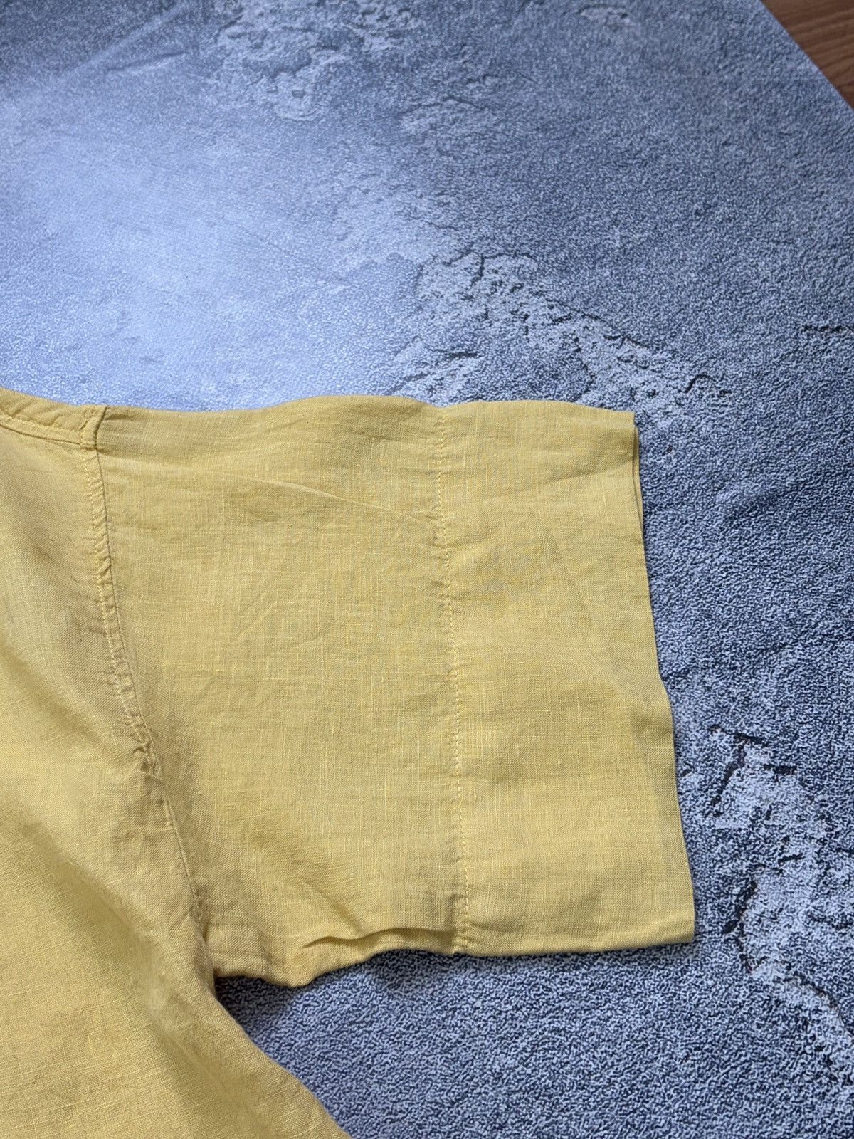 OSKA OSKA Yellow 100% Linen Oversized Boxy Shirt Blouse 3 L/XL Size L / US 10 / IT 46 - 11 Thumbnail