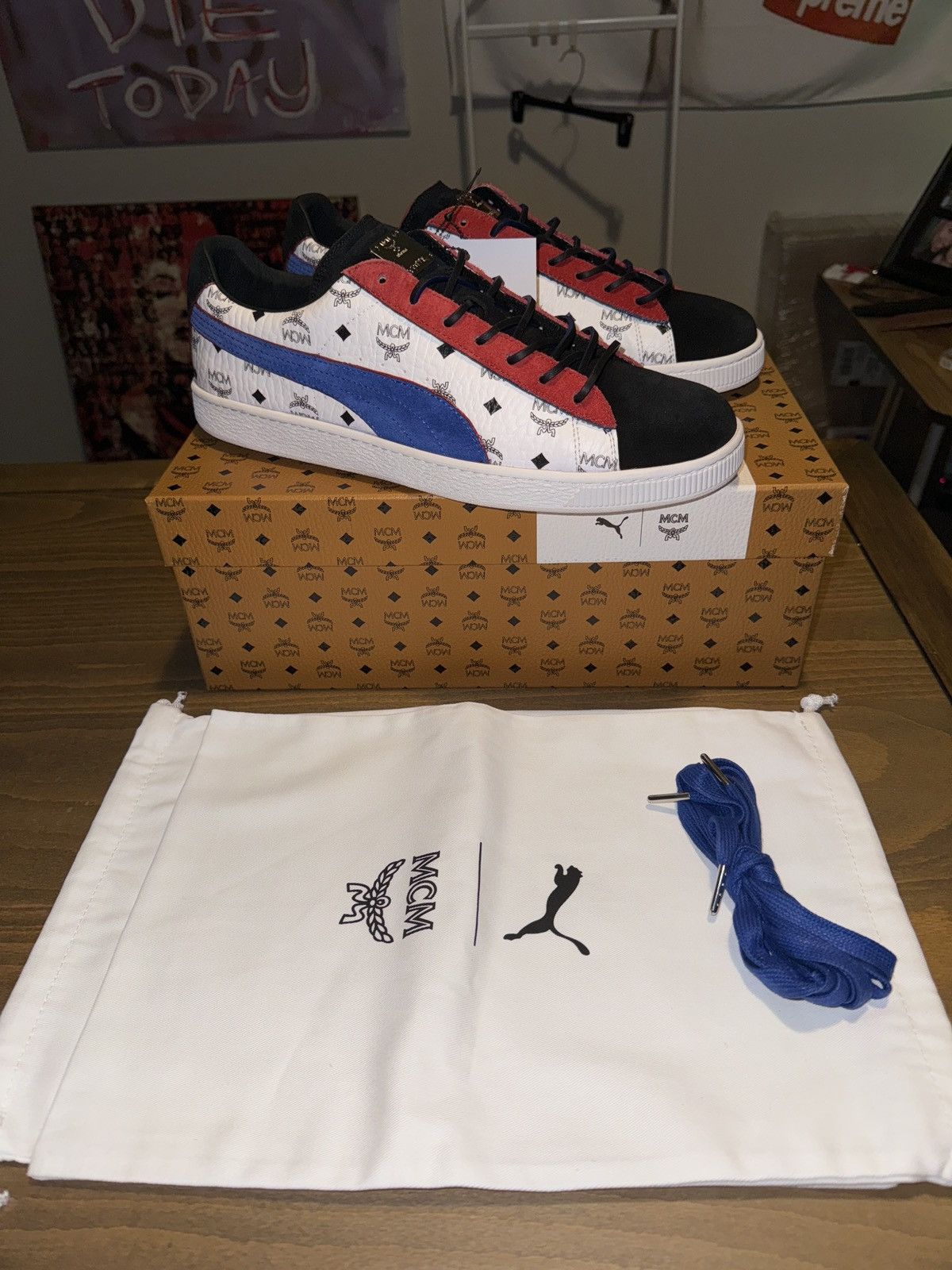 Puma MCM x Puma 50th Anniversary Suede Classic Grailed