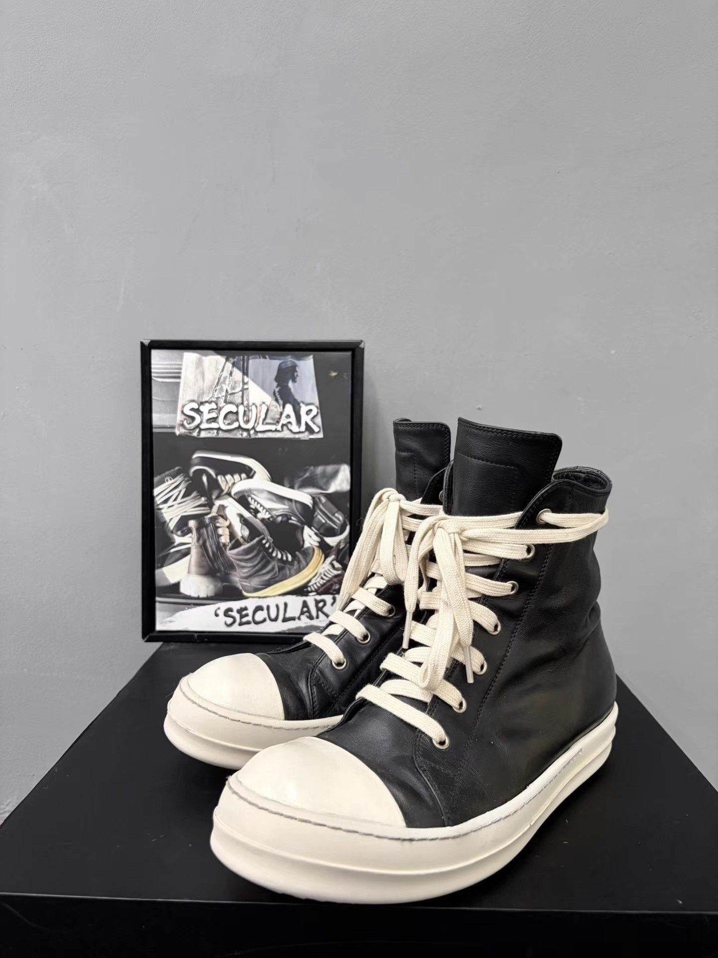 Rick Owens RickOwens High-Top Big Converse K34 Size US 8.5 / EU 41-42 - 1 Thumbnail
