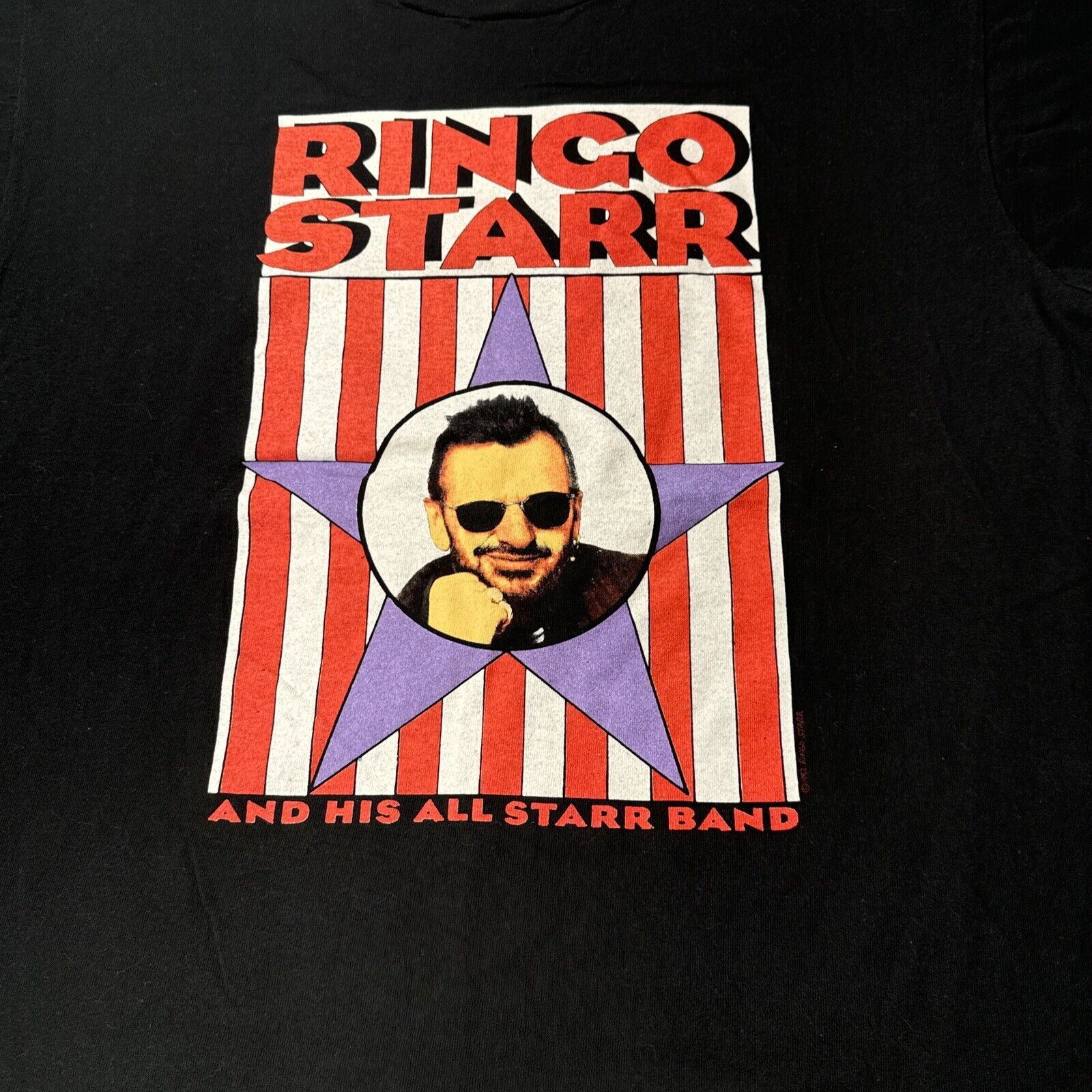 Fruit Of The Loom Ringo Starr And All Starr Band T Shirt Size XL Vintage 90s Size US XL / EU 56 / 4 - 2 Thumbnail