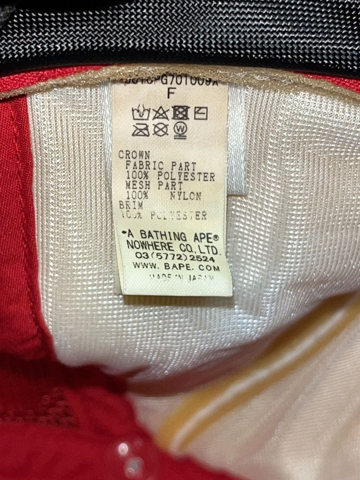 Bape BAPE Sta Mesh Cap Size ONE SIZE - 10 Thumbnail