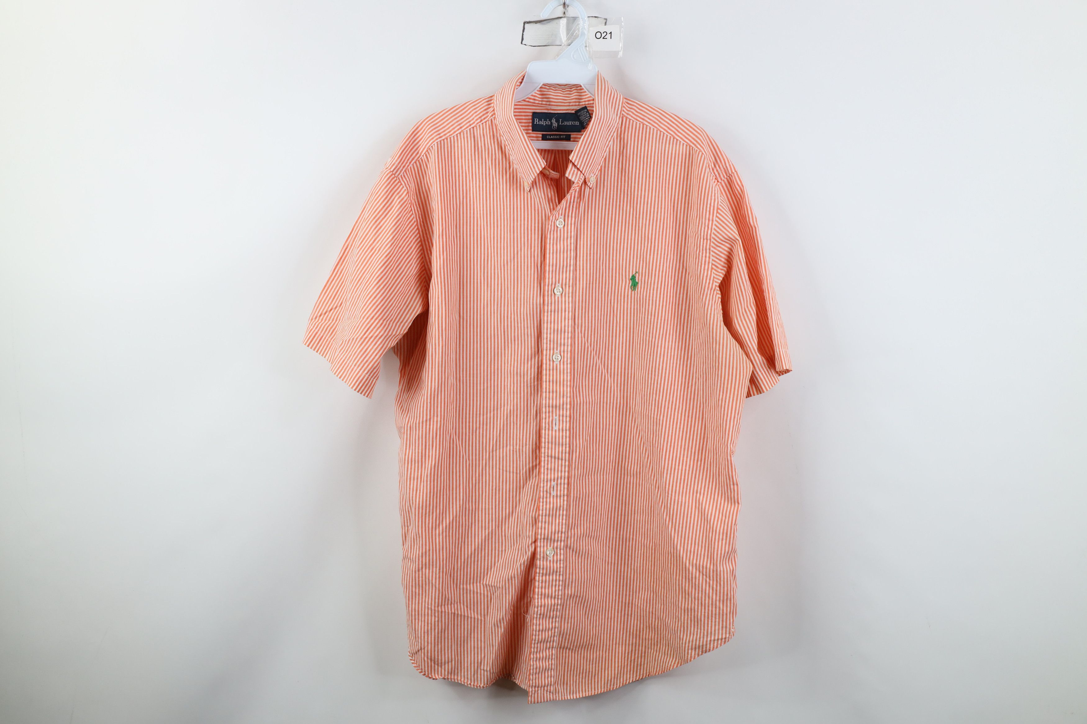 Polo Ralph Lauren Vintage 90s Ralph Lauren Short Sleeve Button Down Shirt Size US L / EU 52-54 / 3 - 1 Thumbnail