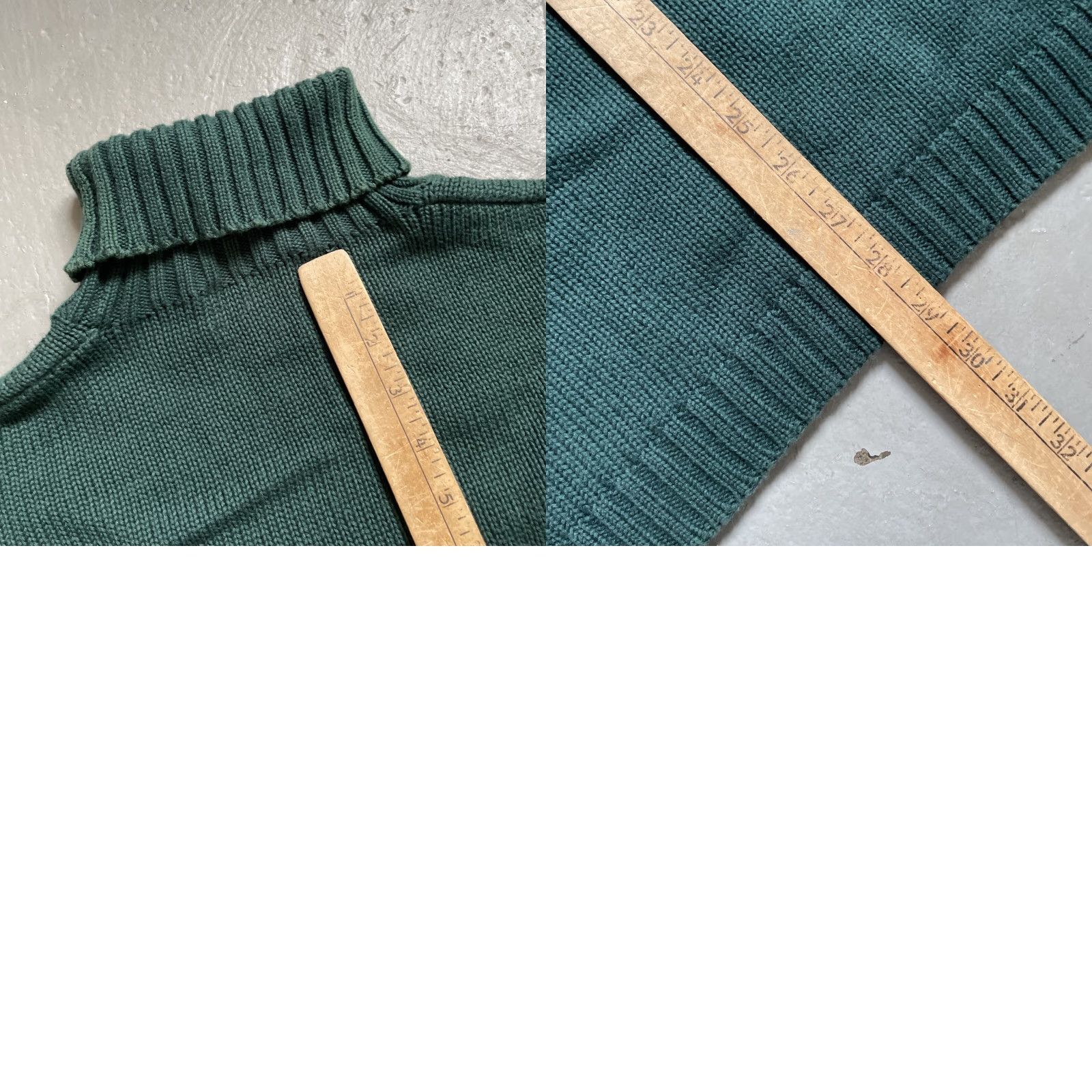 Ralph Lauren VINTAGE Polo Ralph Lauren Clubs Riding Turtleneck Knit Equestrian Sweater M Green Polo Ralph Lauren Shirts? Size US M / EU 48-50 / 2 - 9 Thumbnail