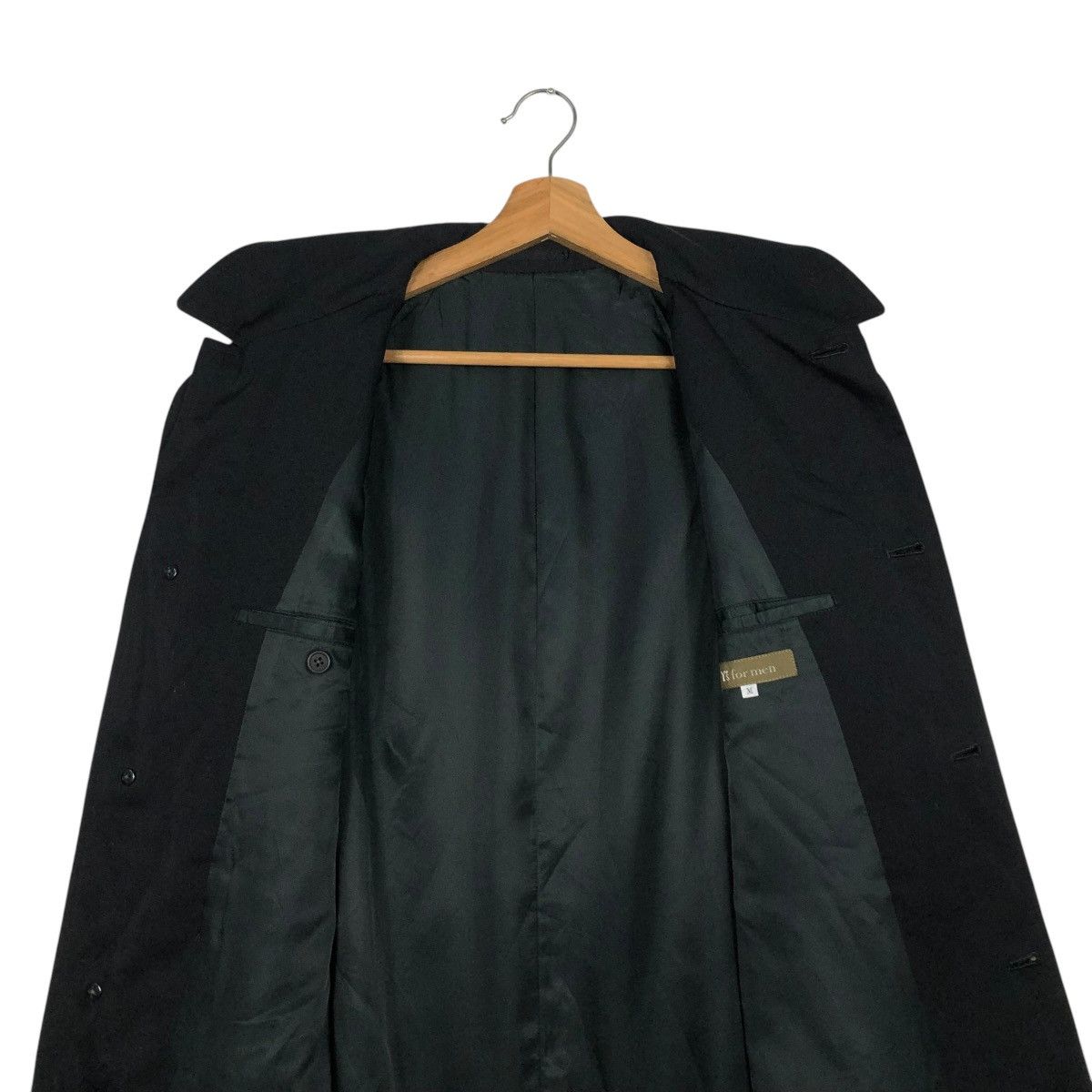 Yohji Yamamoto RICH BLACK VINTAGE BUTTON JACKET Y’S FOR MEN YOHJI YAMAMOTO Size US M / EU 48-50 / 2 - 16 Thumbnail