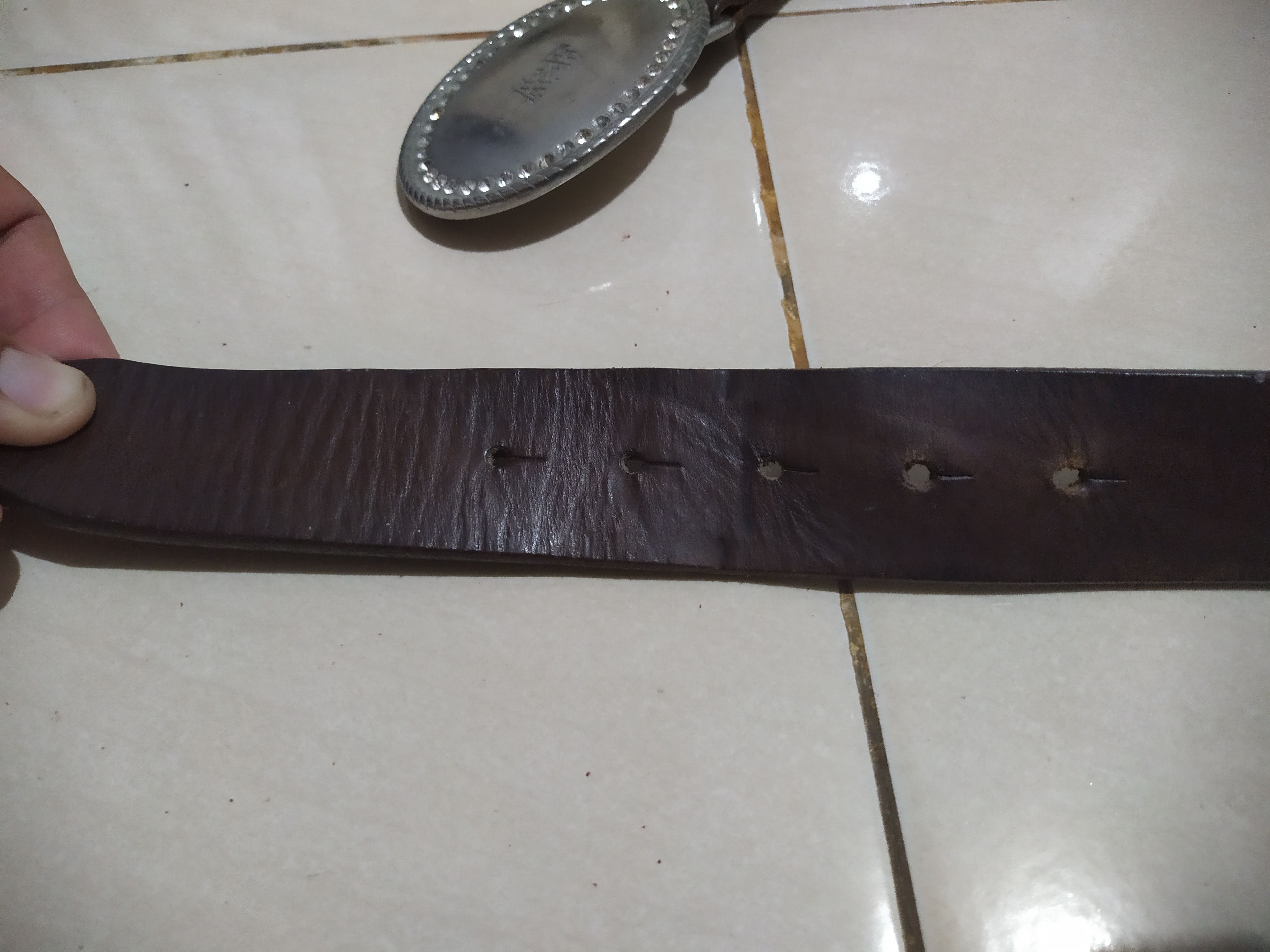 Vintage 💥Vintage 90's💥 Belt Abercrombie & Fitch leather Size ONE SIZE - 5 Thumbnail