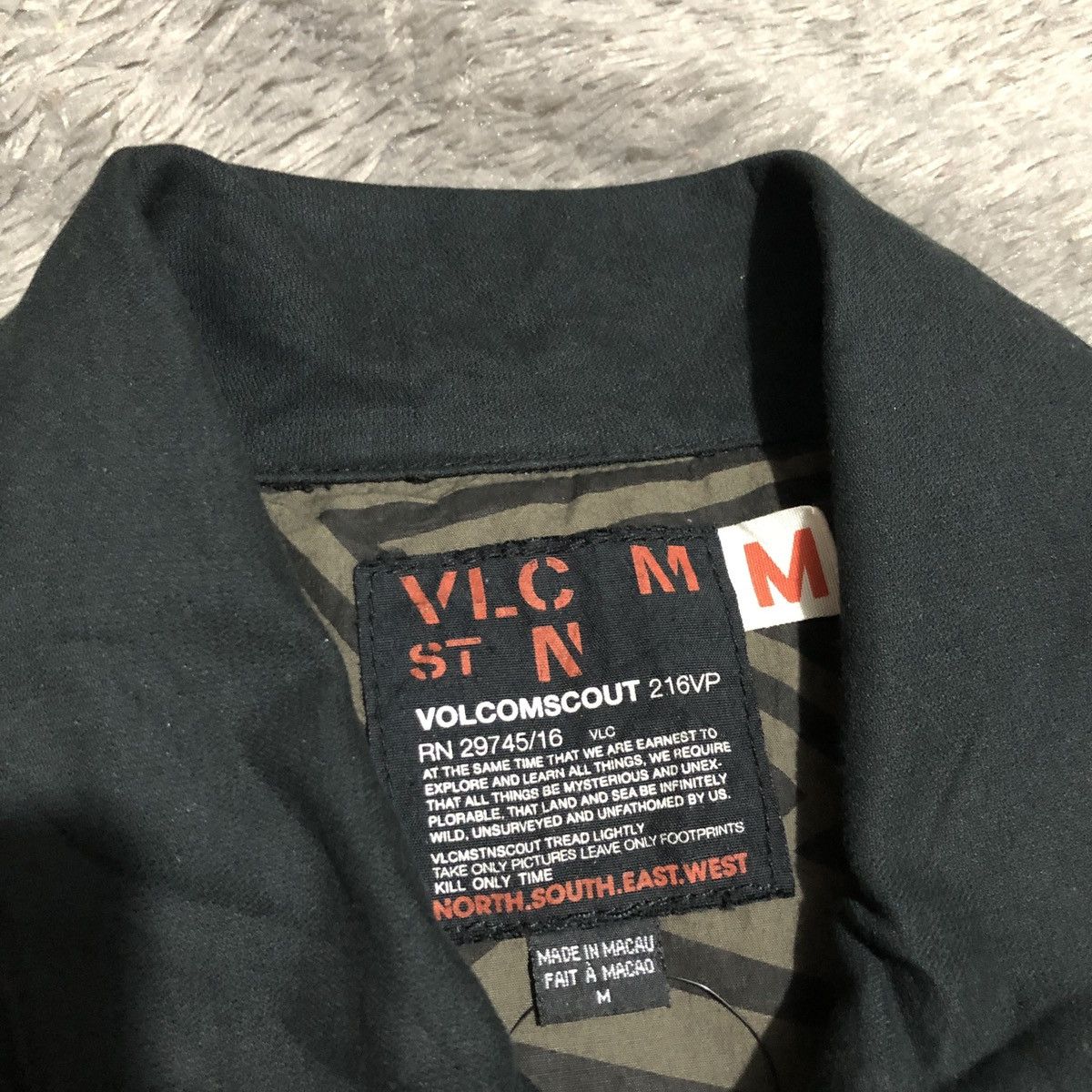 Volcom VOLCOM SCOUT CANVAS MILITARY PARKA JACKET Size US M / EU 48-50 / 2 - 14 Thumbnail