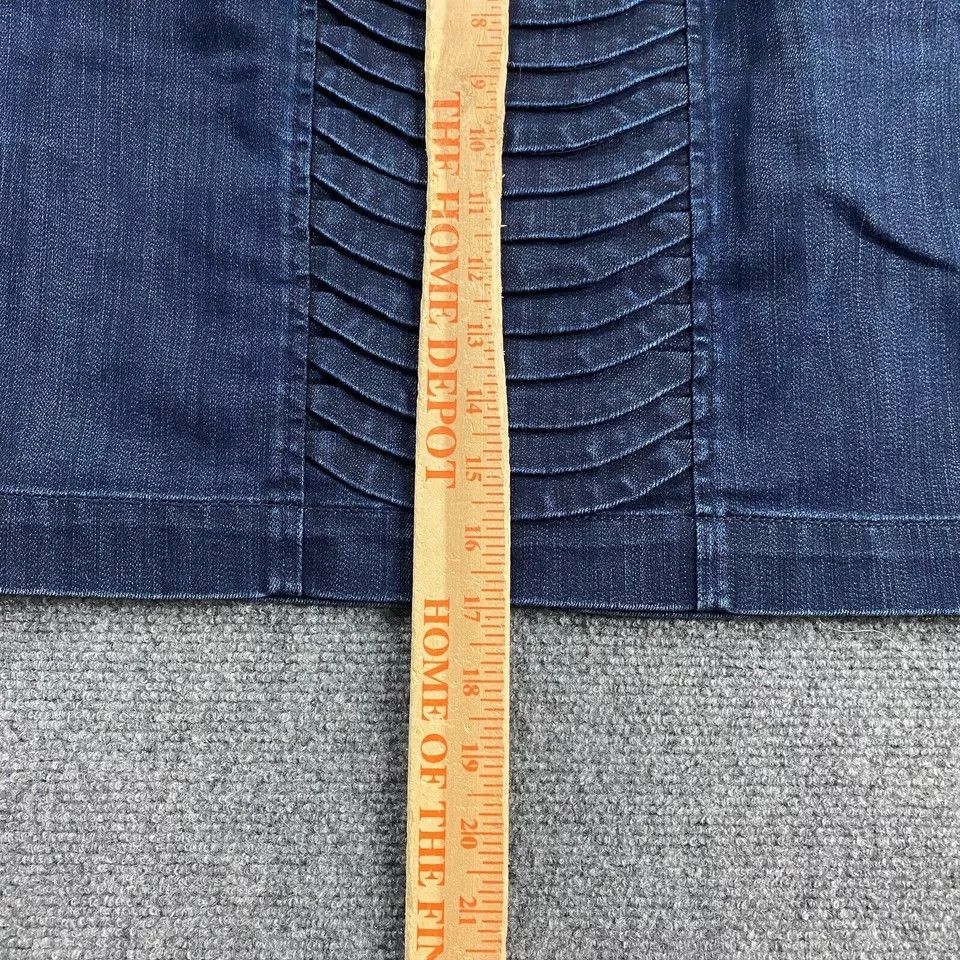 Anthropologie Anthropologie Leifsdottir Skirt Women's 8 Blue Denim Mini Size 30" / US 8 / IT 44 - 2 Thumbnail