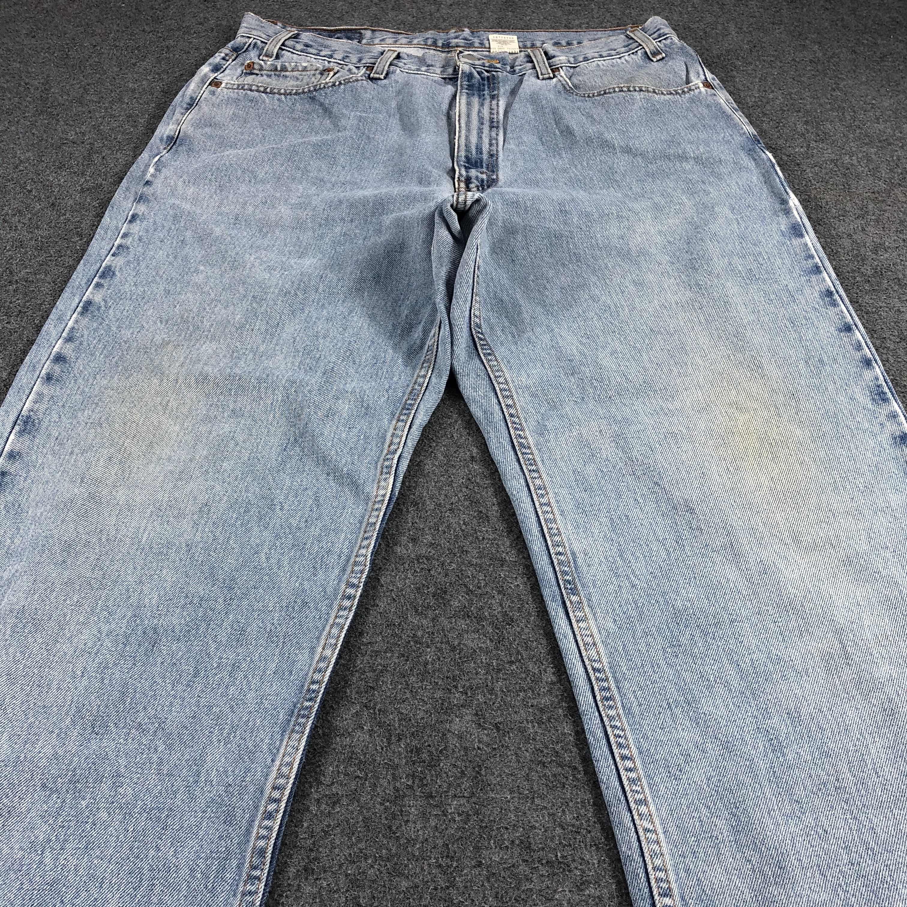 Levi's × Vintage Vintage 90s Light Wash Levis 550 Jeans-JM1454 Size US 37 - 3 Thumbnail