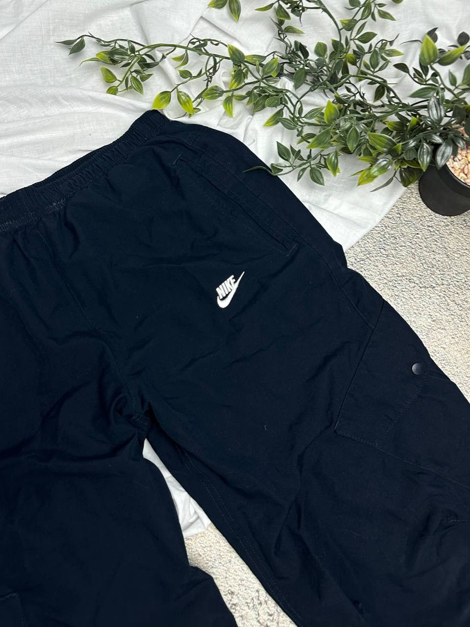 Nike × Vintage Nike nylon cargo pants boxy fit faded Size US 34 / EU 50 - 3 Thumbnail