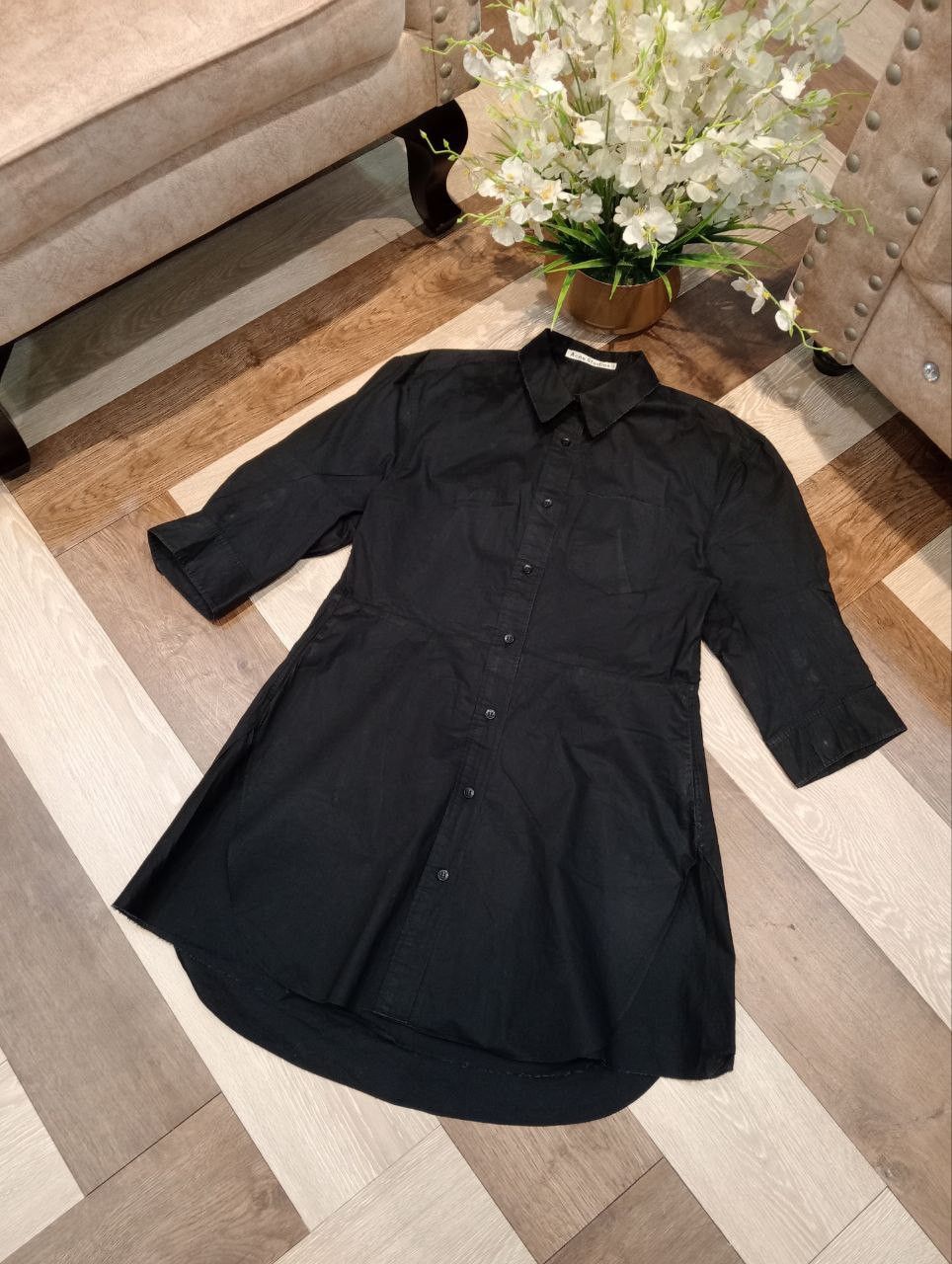 Acne Studios ACNE STUDIOS DEE SOLID SHIRT DRESS - SIZE 36 Size XS / US 0-2 / IT 36-38 - 2 Thumbnail