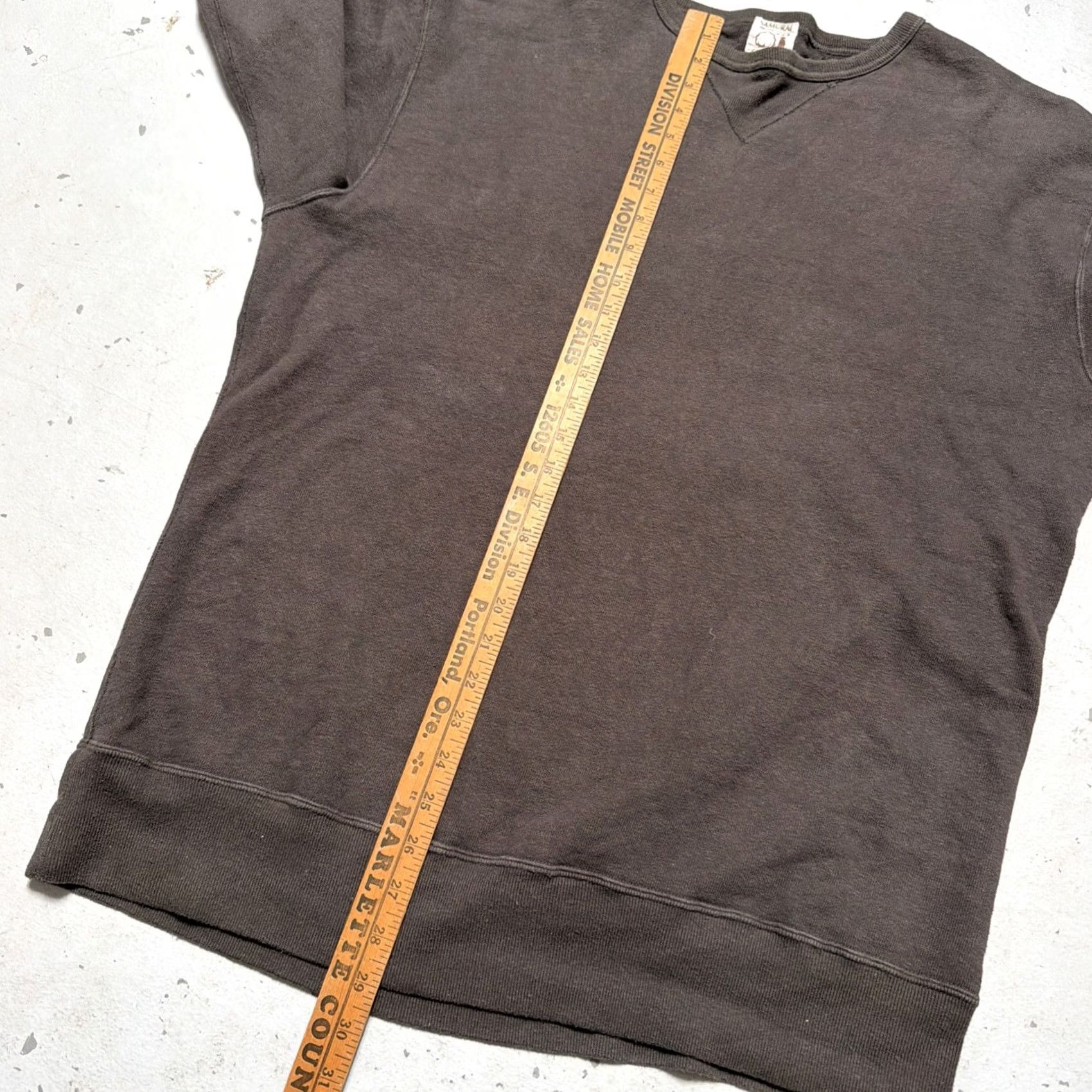 Vintage Samurai Jeans Co. Double V All Cotton Heavy Sweatshirt XXL Size US XXL / EU 58 / 5 - 4 Thumbnail