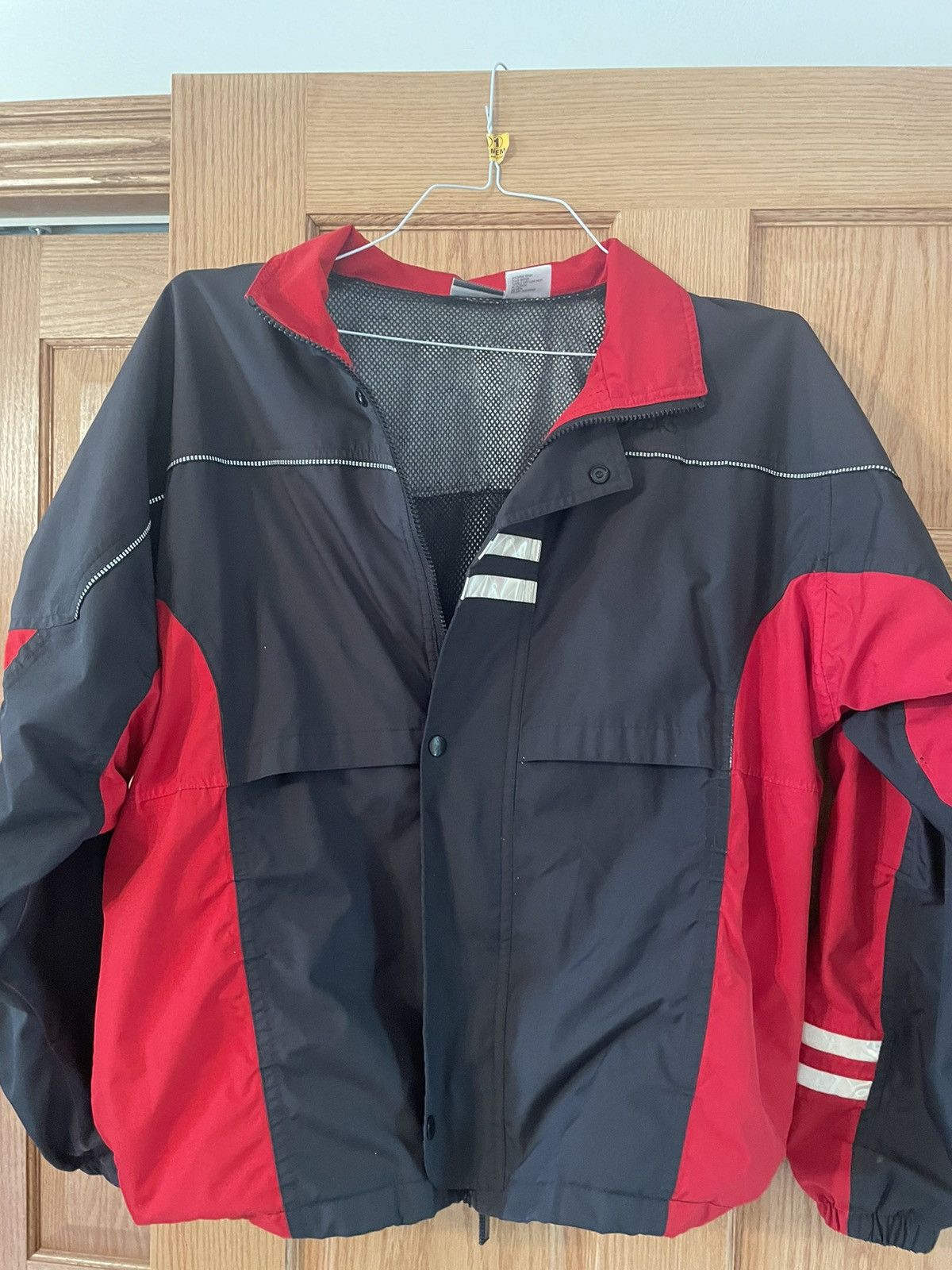 Asics × Vintage Vintage ASICS Light Jacket Navy/Red Size US S / EU 44-46 / 1 - 2 Thumbnail