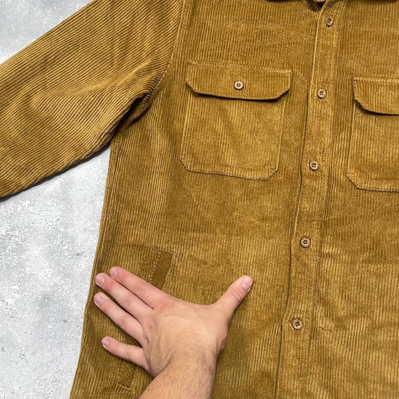 Empyre Empyre Corduroy Button-Up Long Sleeve Shirt Mustard Size S Size US S / EU 44-46 / 1 - 9 Thumbnail