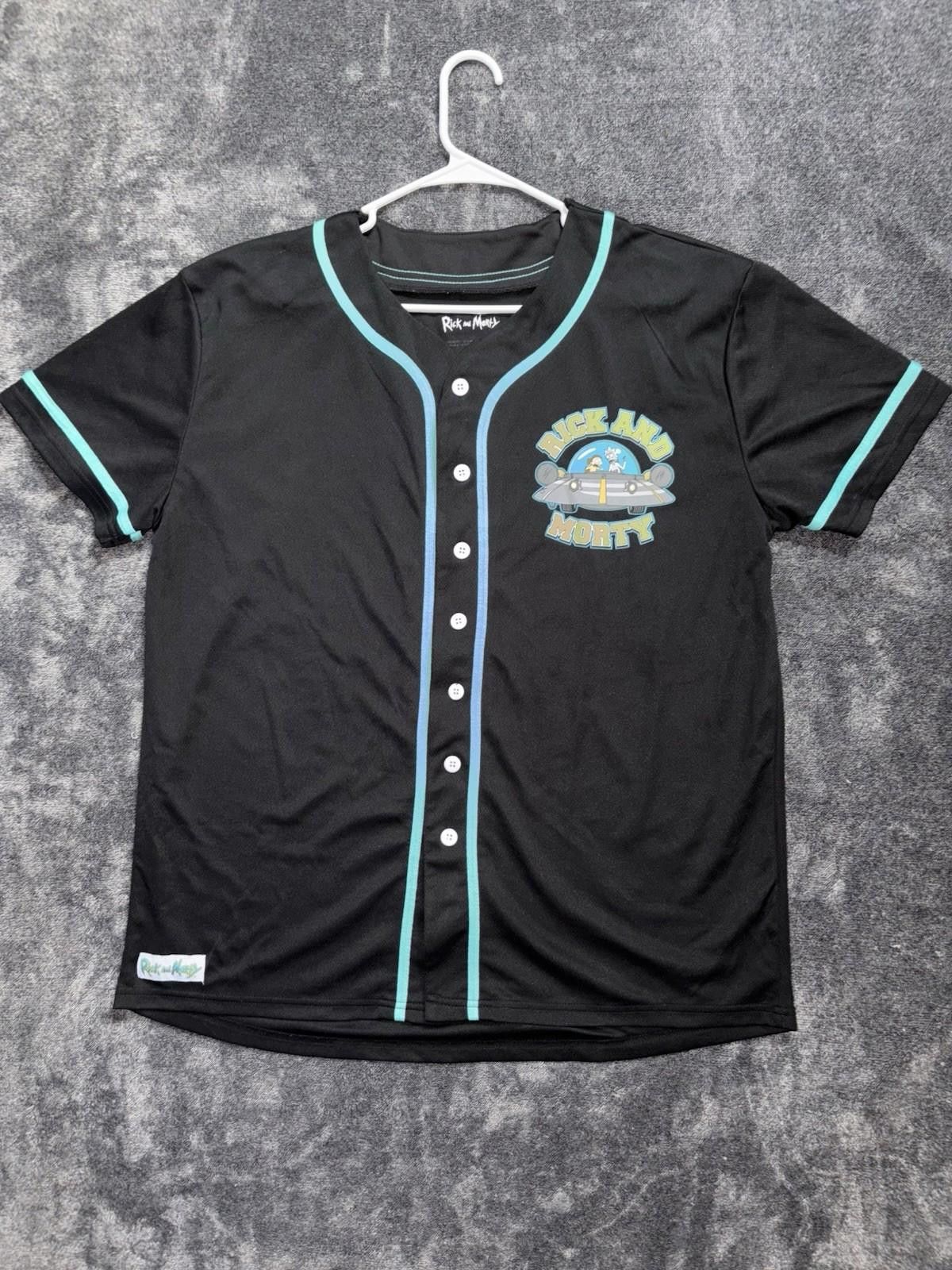 JW Anderson Rick and Morty Men's Mesh Baseball Jersey Size US L / EU 52-54 / 3 - 1 Thumbnail