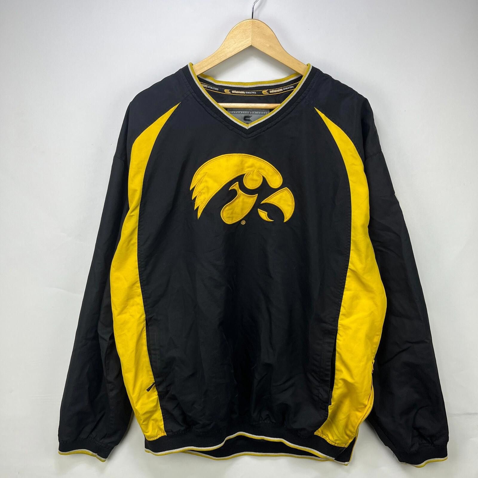 Colosseum Athletics Vintage Iowa Hawkeyes Pullover Windbreaker Jacket 2XL Size ONE SIZE - 1 Thumbnail