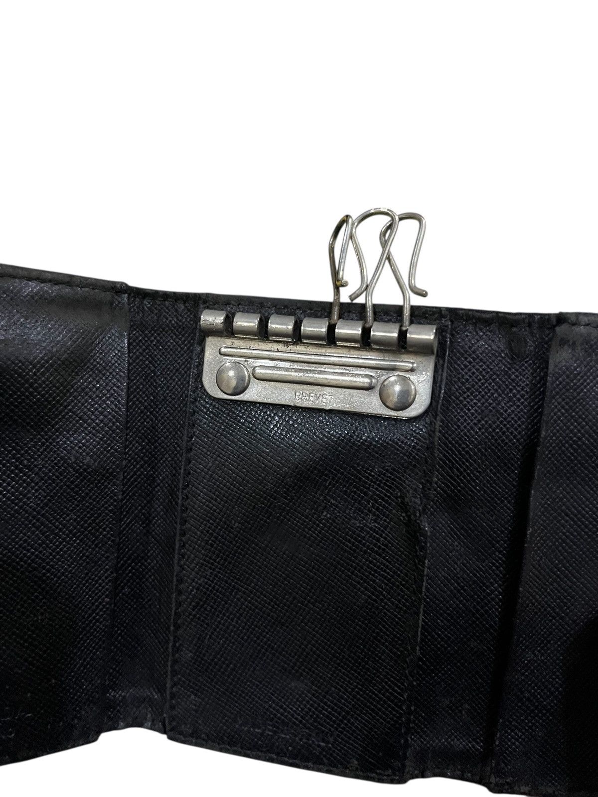 Prada PRADA TESSUTO NYLON KEY CASE HOLDER BLACK Size ONE SIZE - 7 Thumbnail