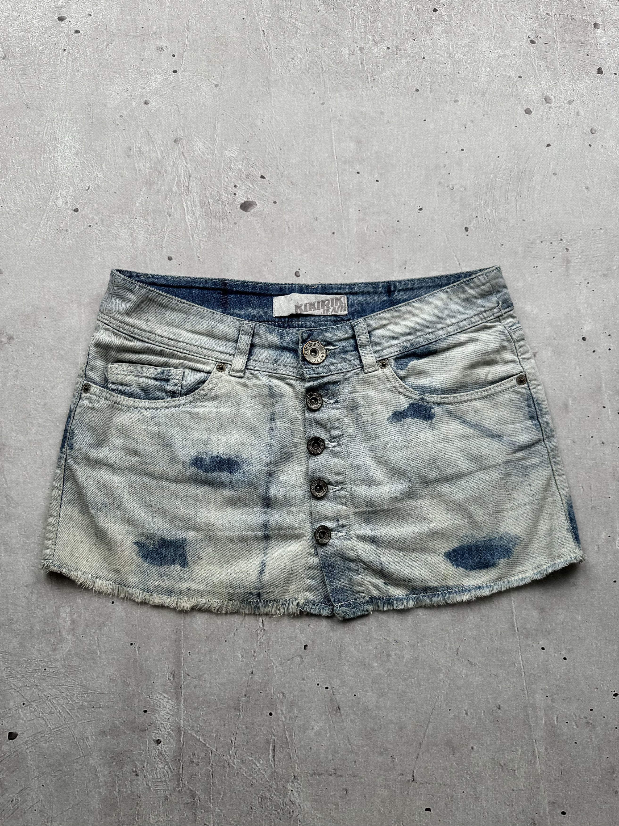 Japanese Brand × Vintage Vintage Jeans Mini Skirt Size 26" / US 2 / IT 38 - 1 Thumbnail
