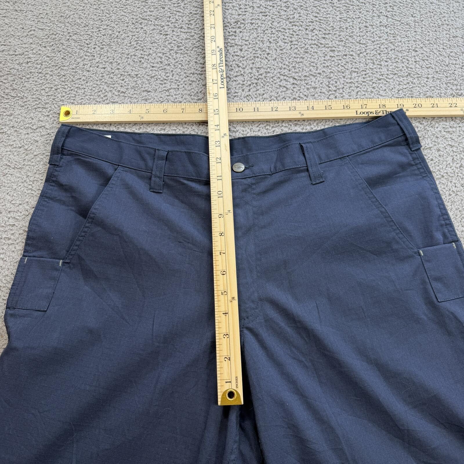 Carhartt Carhartt Relaxed Fit Work Pants Mens 36x31 Navy Utility Size US 36 / EU 52 - 3 Thumbnail