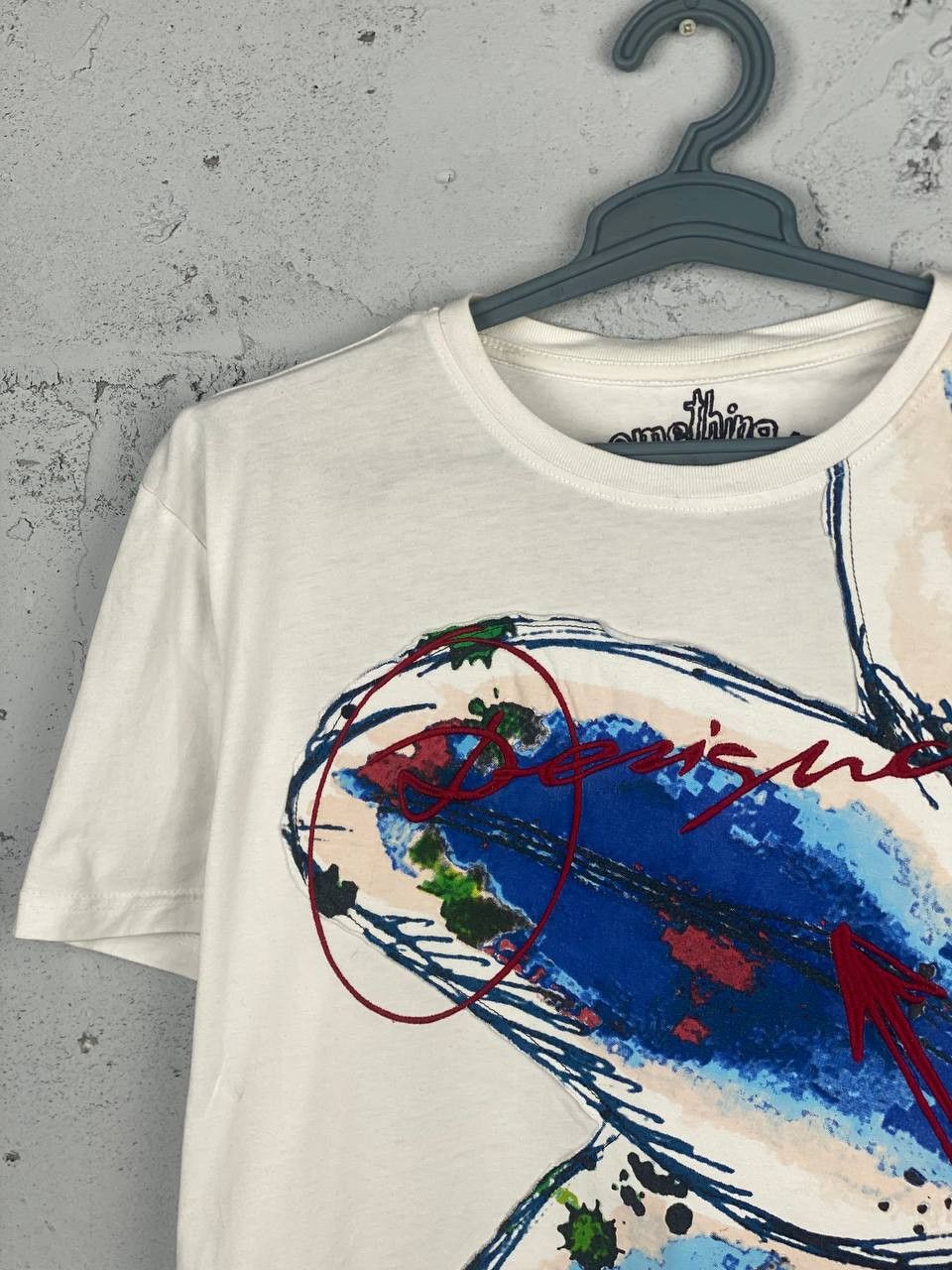 Desigual × Japanese Brand Desigual T Shirt Tee Overprint Abstract Print Short Sleeve Size US XL / EU 56 / 4 - 3 Thumbnail