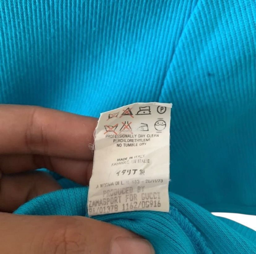 Gucci 1996 Spring Summer Gucci Ribbed elastane side logo t-shirt Size M / US 6-8 / IT 42-44 - 8 Thumbnail
