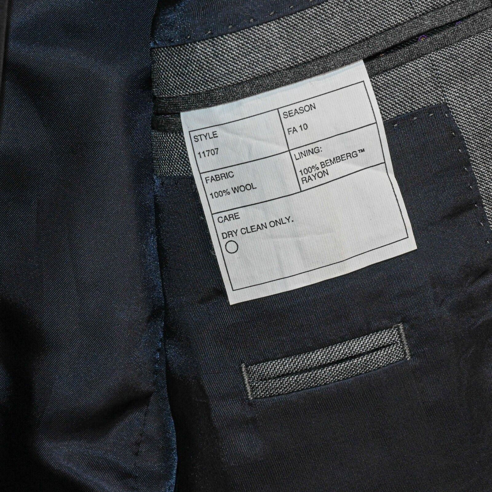 J.Crew J.Crew Ludlow Suit Jacket Grey Double vent tollegno 1900 Size 38R - 9 Thumbnail