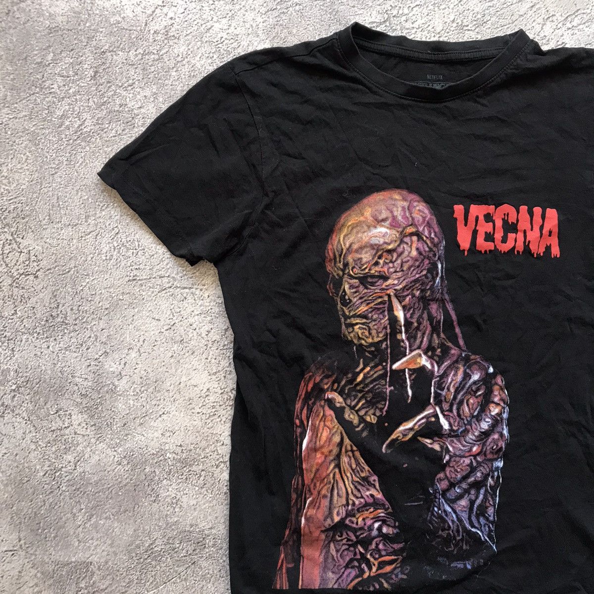 Vintage Vintage 90s Vecna Graphic Tee Y2K Grunge Streetwear Baggy M Size US M / EU 48-50 / 2 - 2 Thumbnail