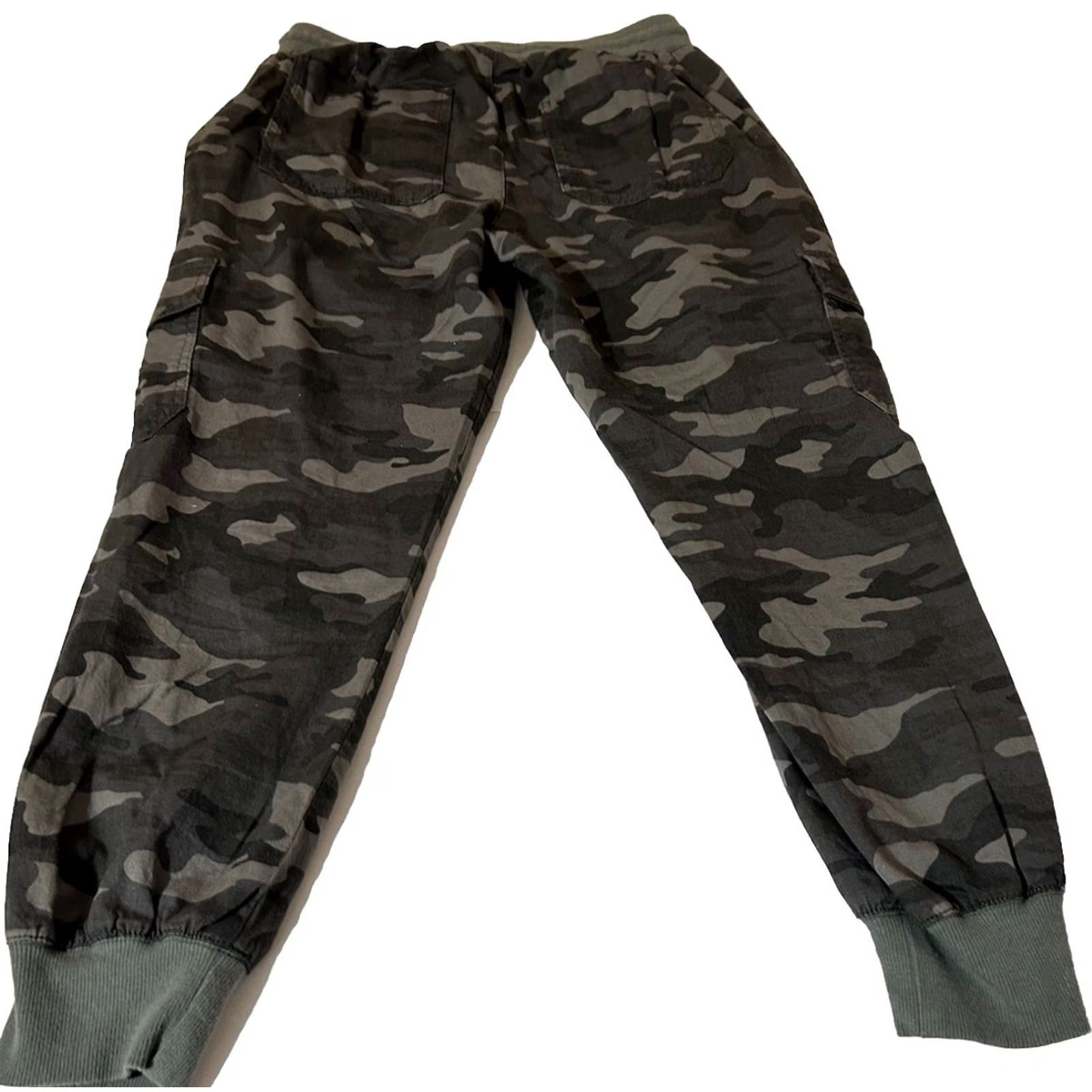 Gap Gap Cargo Pants Women Small Camo Pull Up Drawstring Elastic Waist Size 32" / US 10 / IT 46 - 2 Thumbnail