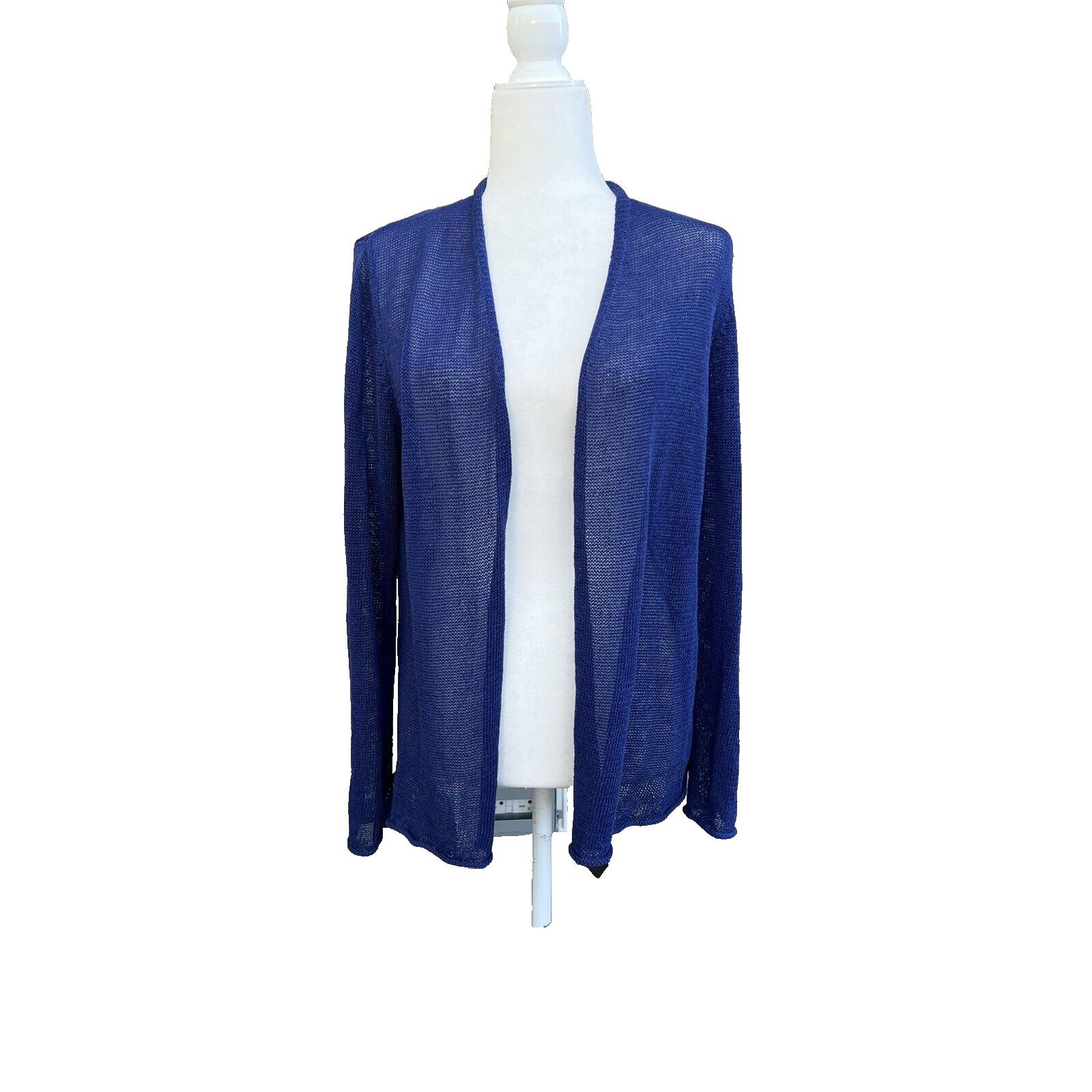 Eileen Fisher Eileen Fisher blue cardigan organic cotton size M A000241 Size M / US 6-8 / IT 42-44 - 1 Thumbnail