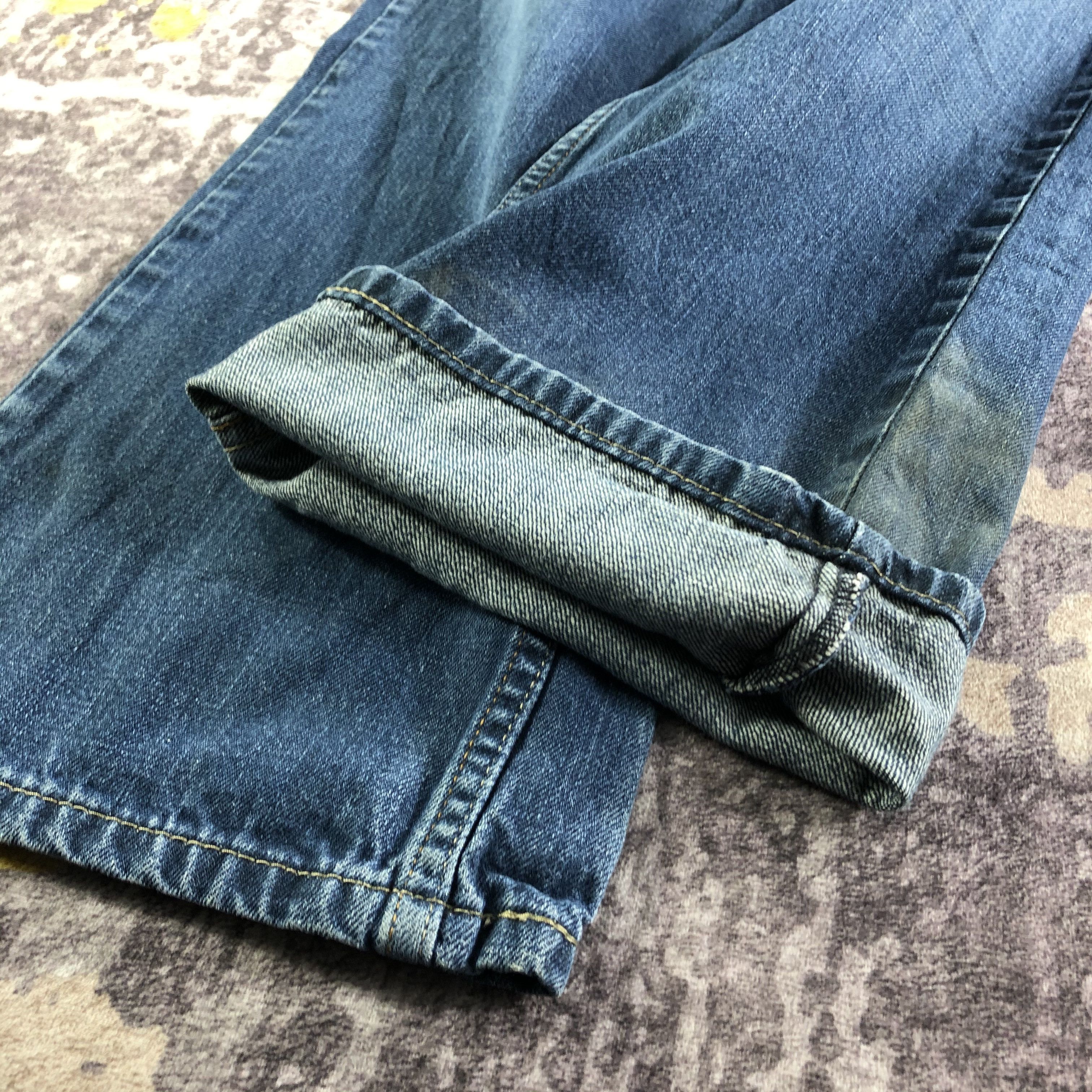 Levi's × Vintage Vintage Blue Wash Levis 527 Flare Jeans-JM3446 Size 33" - 6 Thumbnail