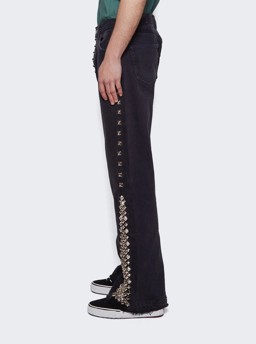 Gallery Dept. o1mle0226 Studded La Flare Pants in Black Size US 32 / EU 48 - 4 Thumbnail