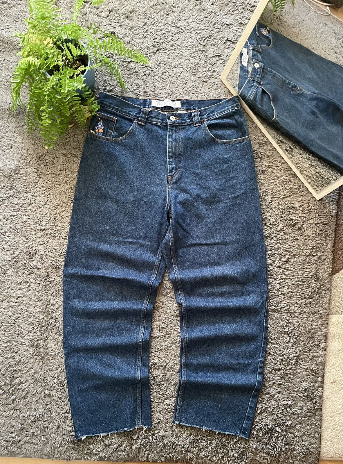 Polar Skate Co. × Vintage 93 Polar Skate Co. Denim Pants Streetwear Sk8 Vintage Logo Size US 34 / EU 50 - 1 Thumbnail
