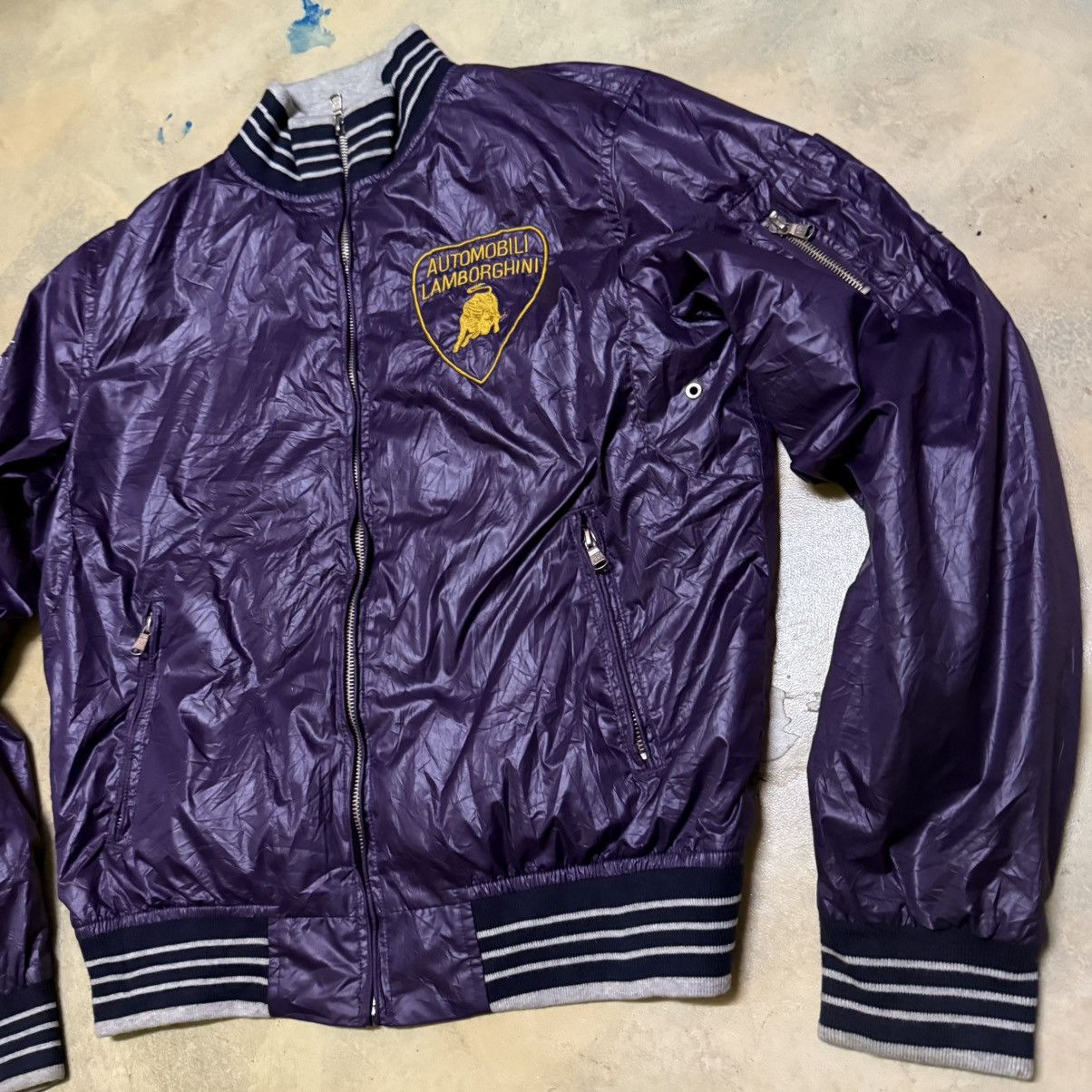 HYDROGEN Hydrogen Lamborghini Big Logo Bomber Jacket Size US S / EU 44-46 / 1 - 3 Thumbnail