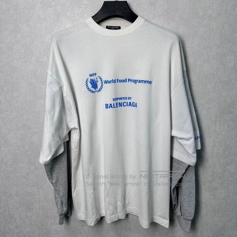 Balenciaga Balenciaga Fake Two-Piece Long Sleeve Size US M / EU 48-50 / 2 - 1 Thumbnail