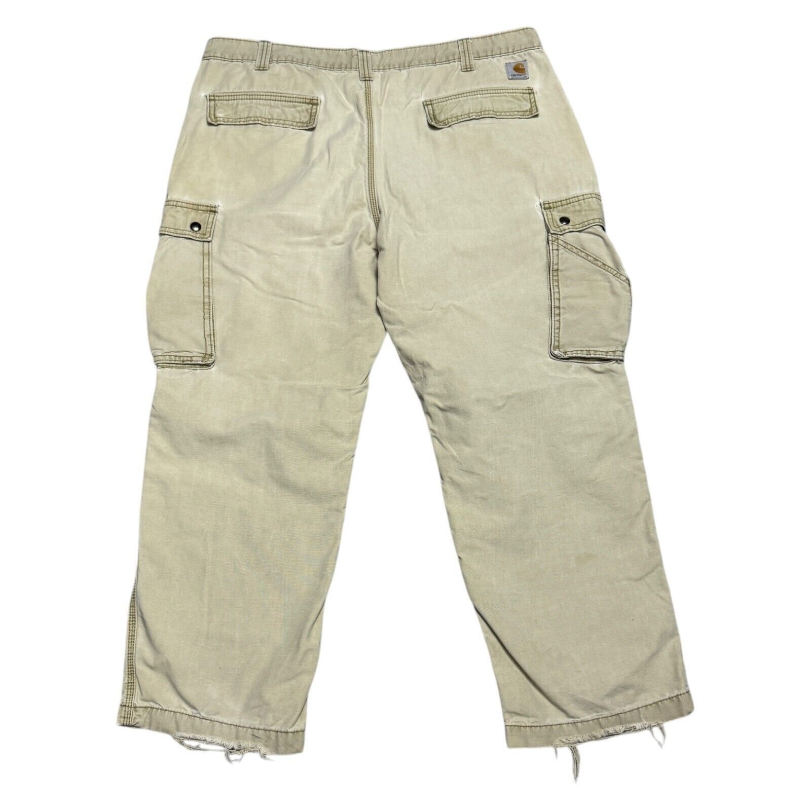 Carhartt Carhartt Work Cargo Casual Outdoor Farm Pants 40x28 Size US 40 / EU 56 - 2 Thumbnail