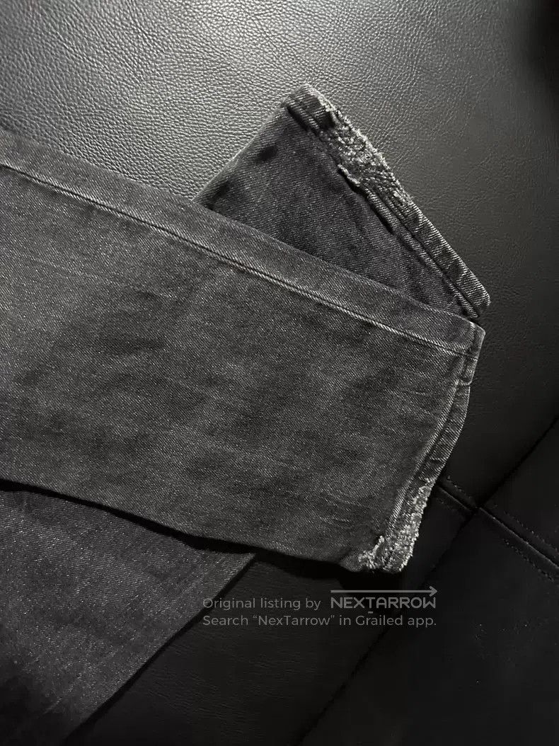 Saint Laurent Paris Saint Laurent Paris Black water-washed patchwork denim pan Size US 29 - 5 Thumbnail