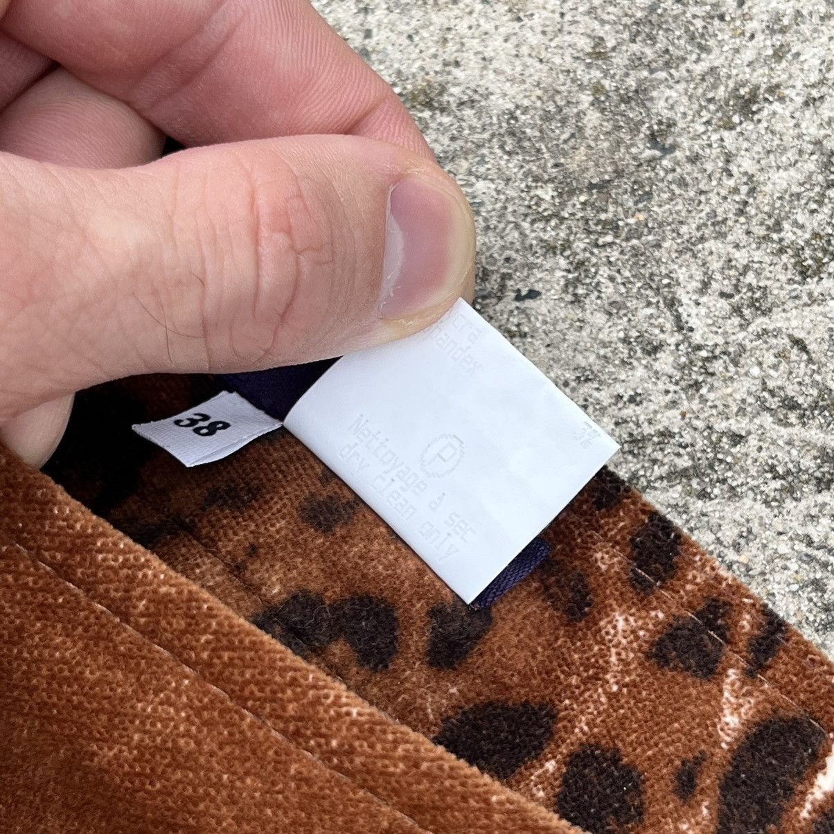 If Six Was Nine × Vintage Rare Vintage 90’s Lea Rome Leopard Print Flared Pants Size 28" / US 6 / IT 42 - 10 Thumbnail