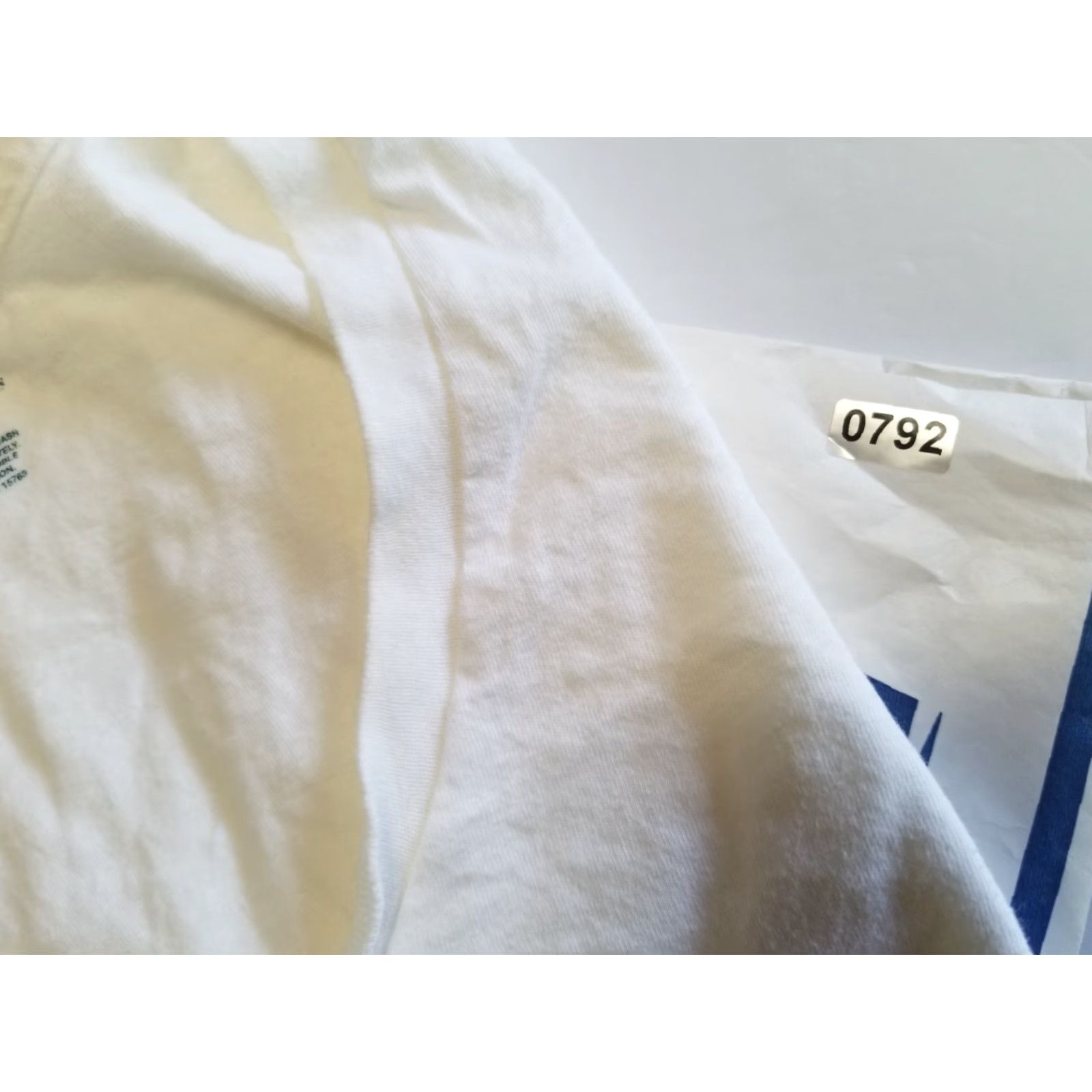 Polo Ralph Lauren Polo Ralph Lauren T-Shirt Polo Ralph Lauren Men's Stretch Cotton V-Neck White Short Sleeve XL Logo Slimming Tagless Classic Tee Shirt Men Size US XL / EU 56 / 4 - 8 Thumbnail