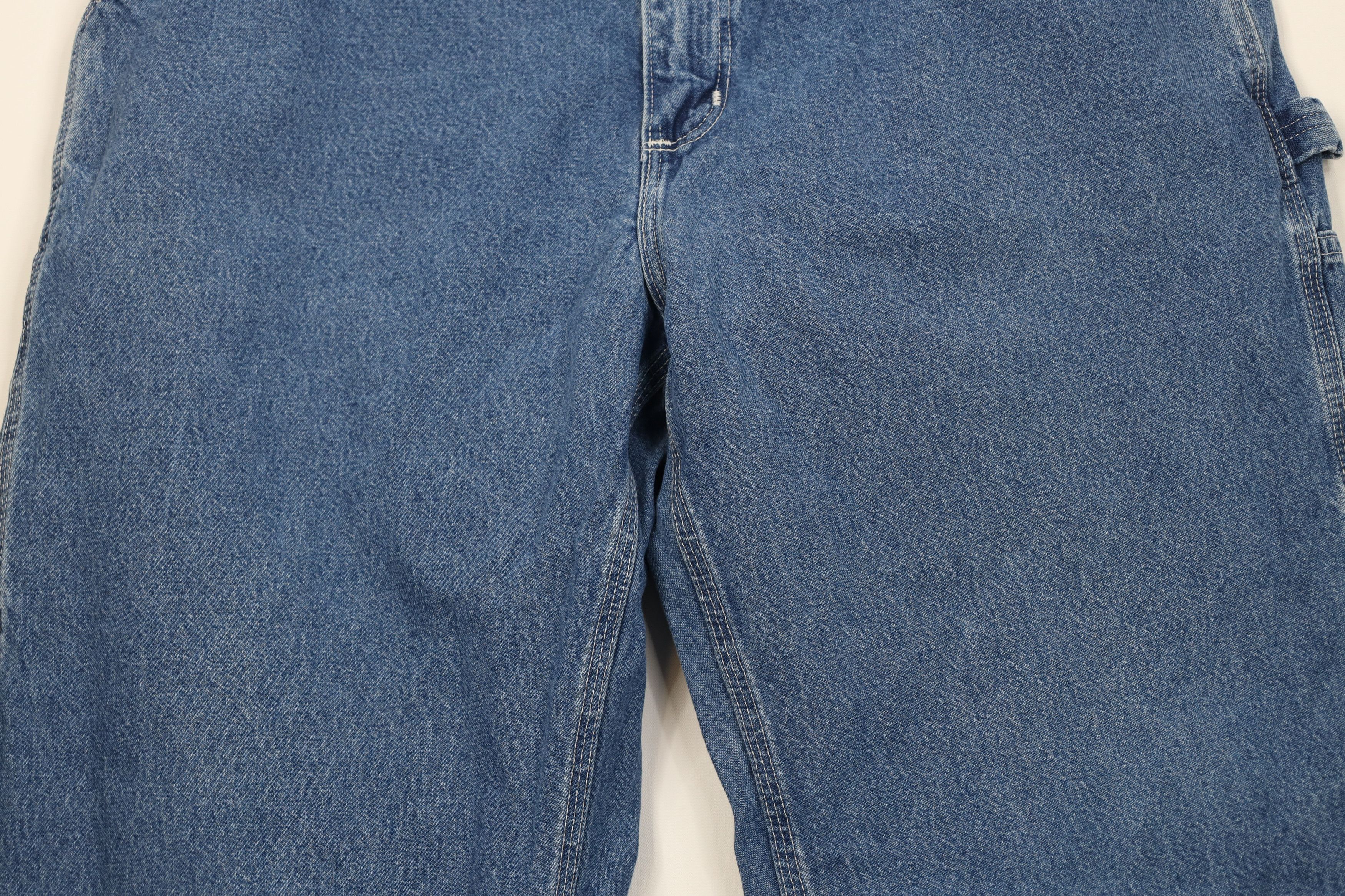 Carhartt Vintage Y2K Carhartt Wide Leg Dungaree Denim Jeans Cotton Size US 38 / EU 54 - 3 Thumbnail